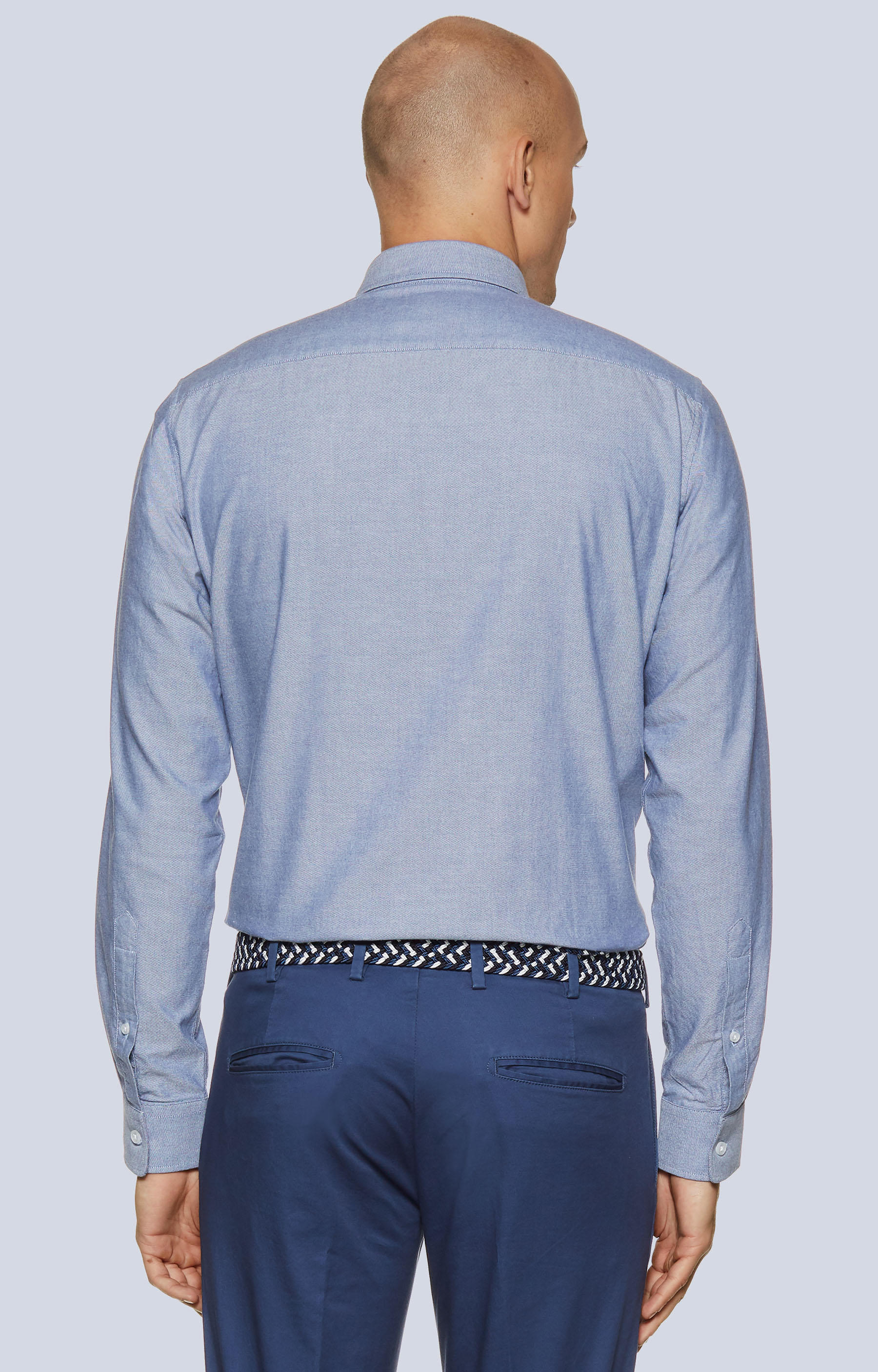 Koszula z kieszonką i kołnierzem button-down - 2