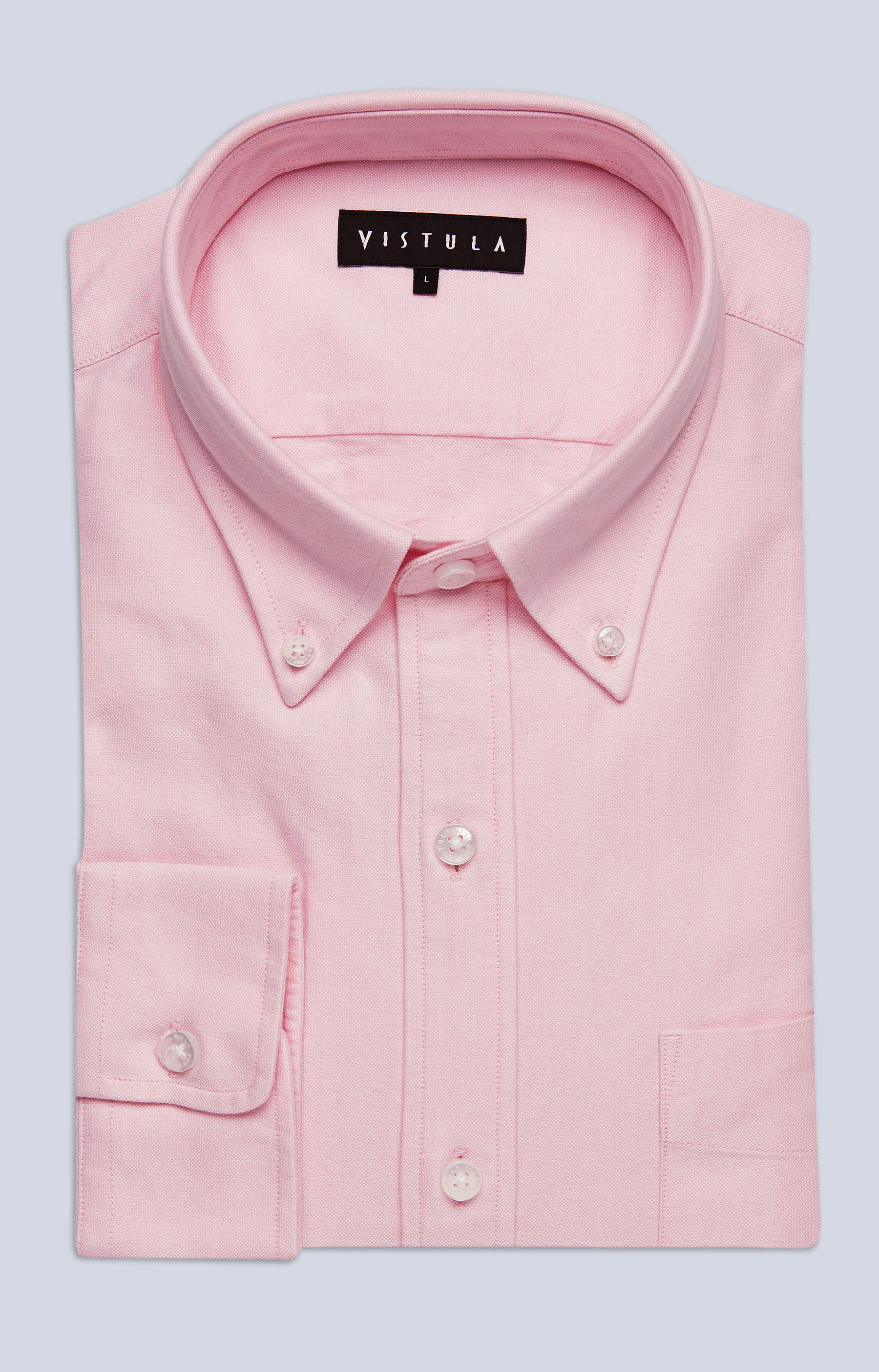 Koszula z kieszonką i kołnierzem button-down - 3