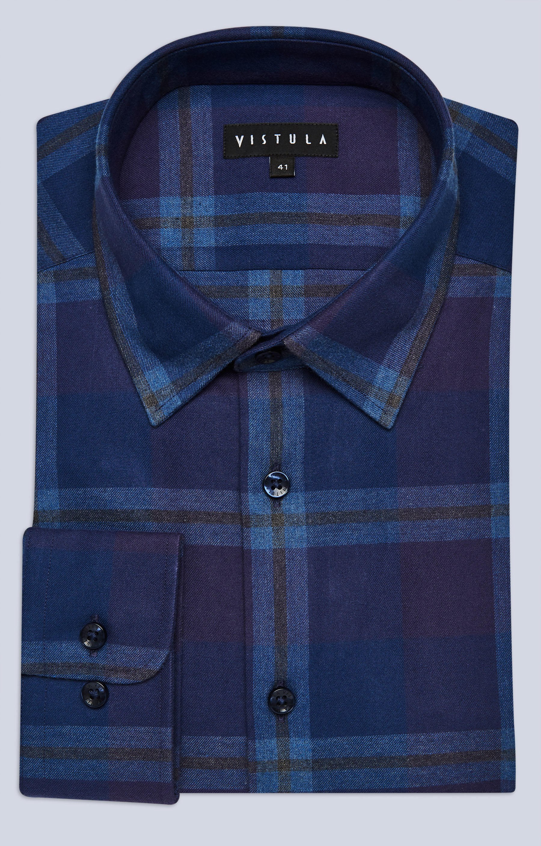 Koszule w kratę z kołnierzem kryte button-down - 3