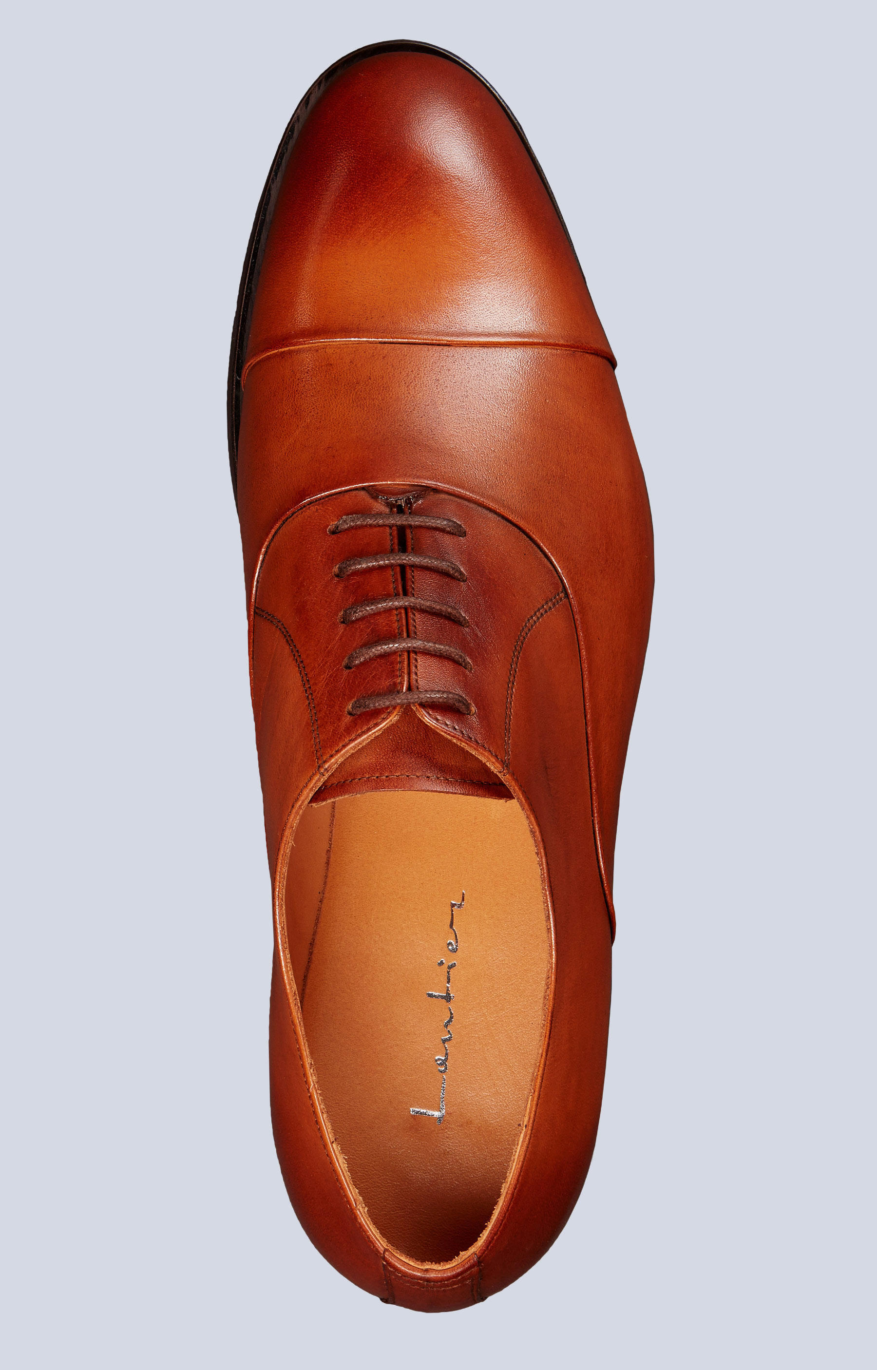 Skórzane buty typu Oxford, klasyczne do garnituru - 3