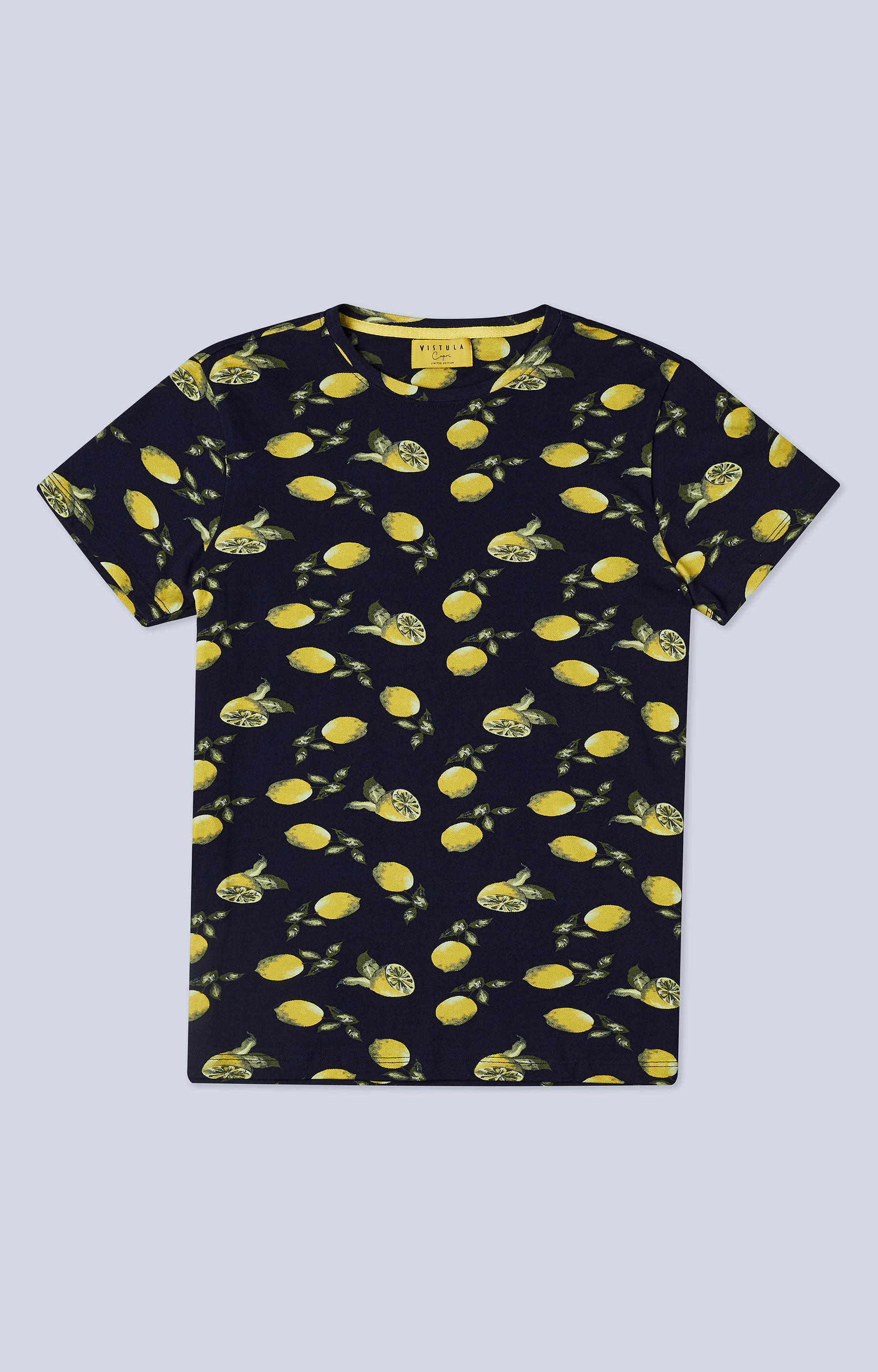 T-shirt z nadrukiem w cytryny - 3