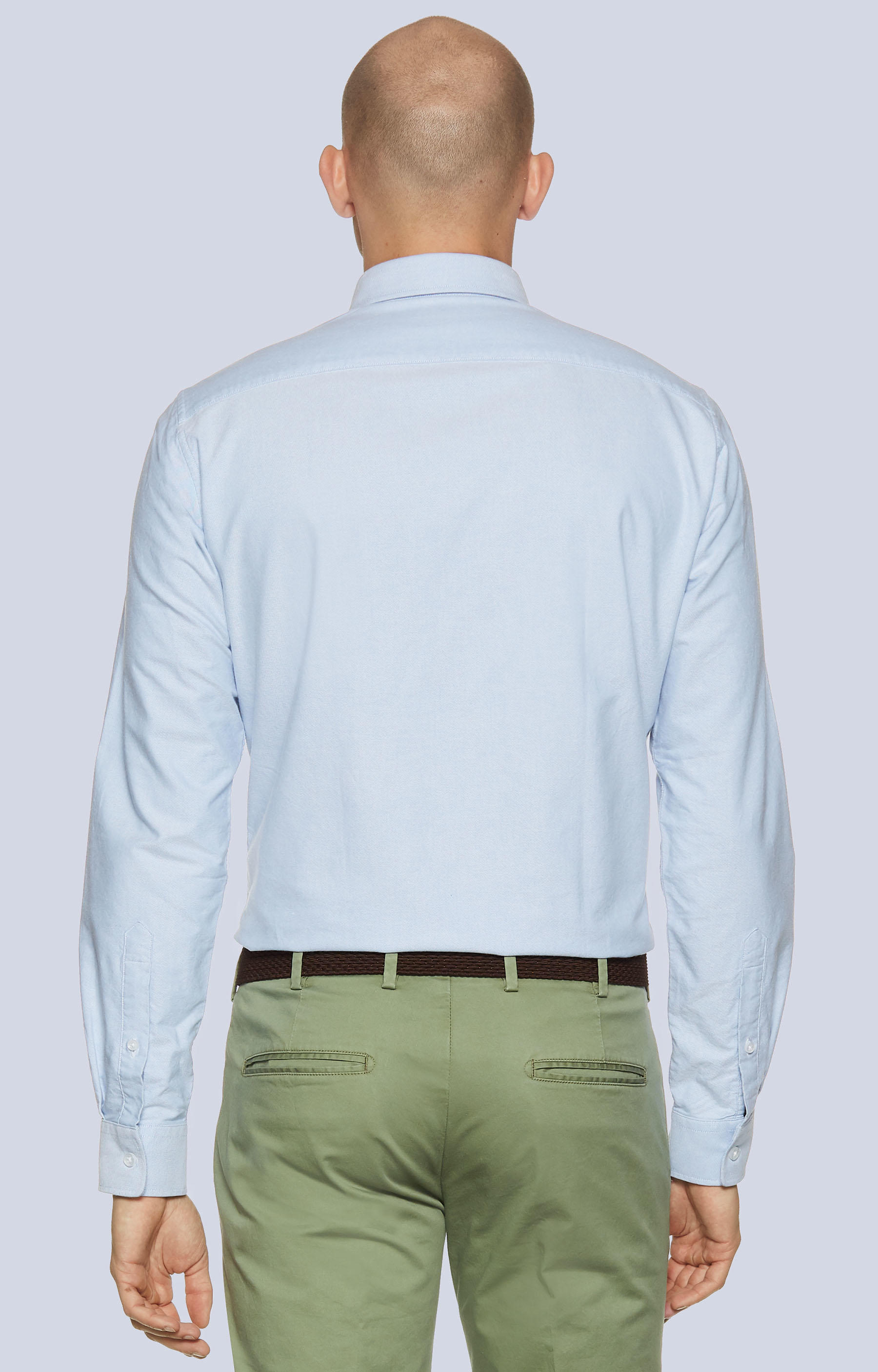 Koszula z kieszonką i kołnierzem button-down - 2