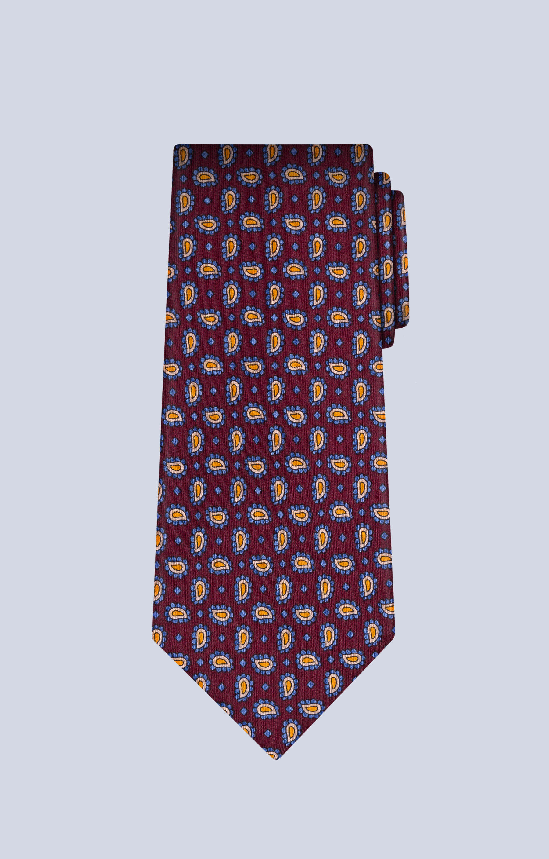 Jedwabny krawat we wzór paisley
