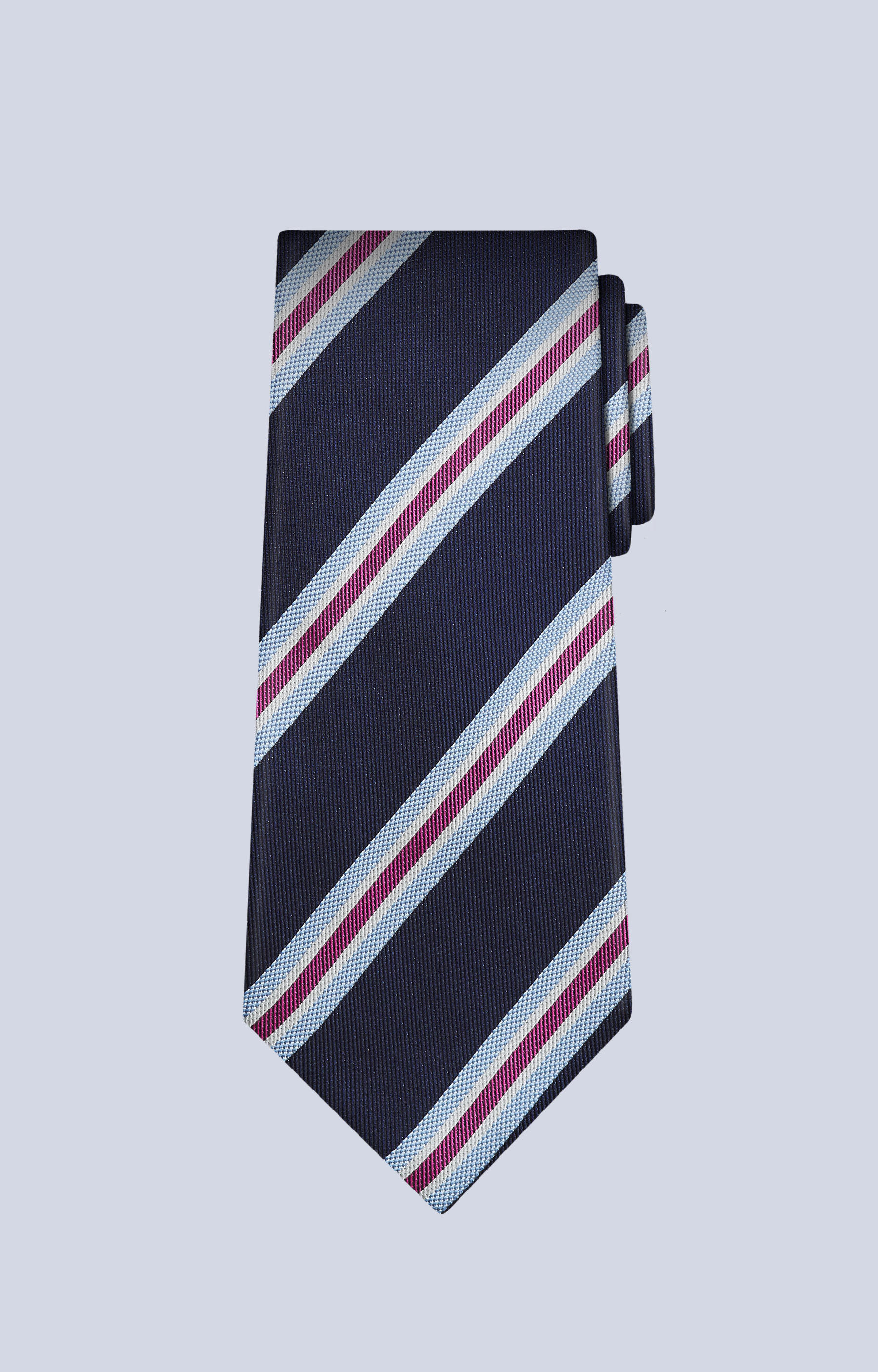 Jedwabny krawat w paski