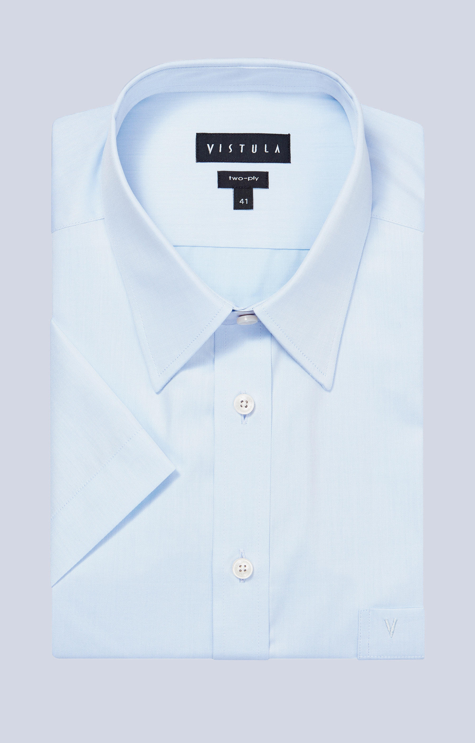 Koszula z krótkim rękawem, klasyczny kołnierz - 4