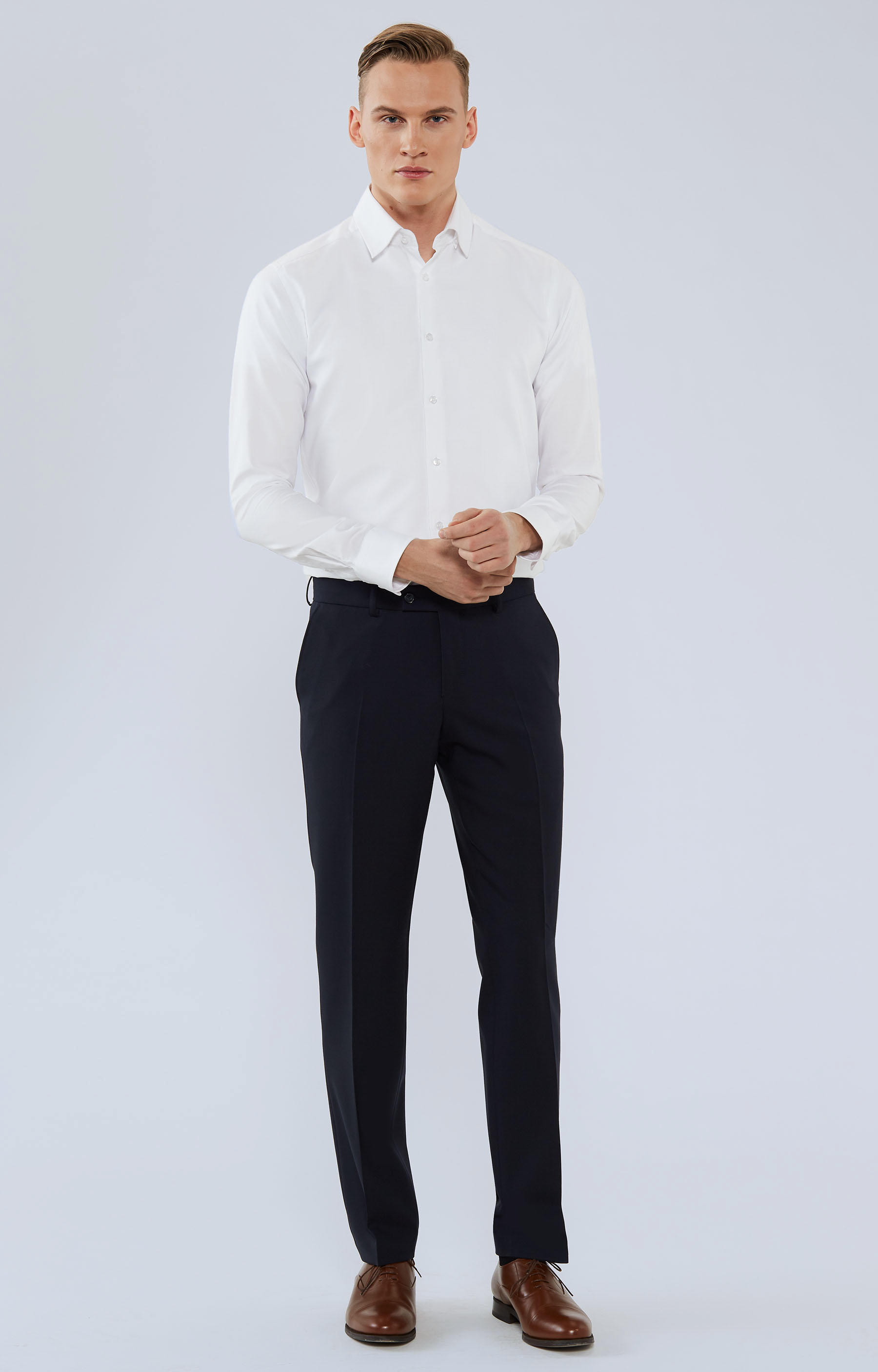 Klasyczna koszula ECO, kołnierz kryte button-down