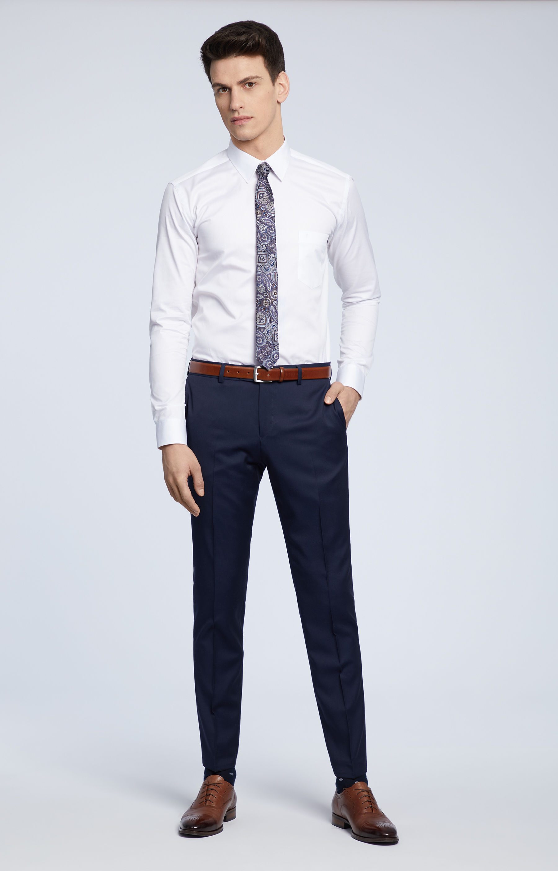 Elegancka koszula, klasyczny kołnierz