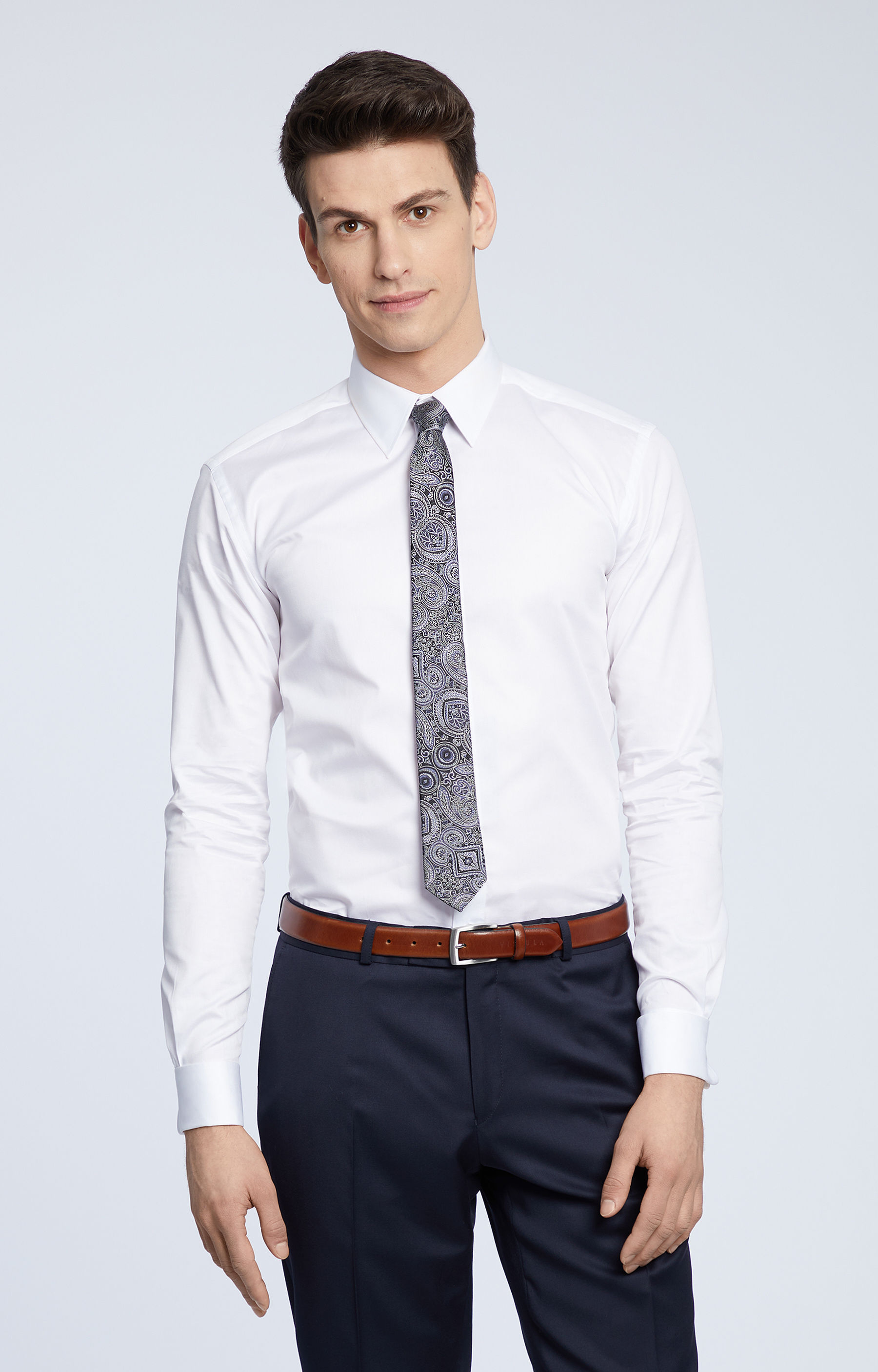 Swobodna koszula, klasyczny kołnierz - 2