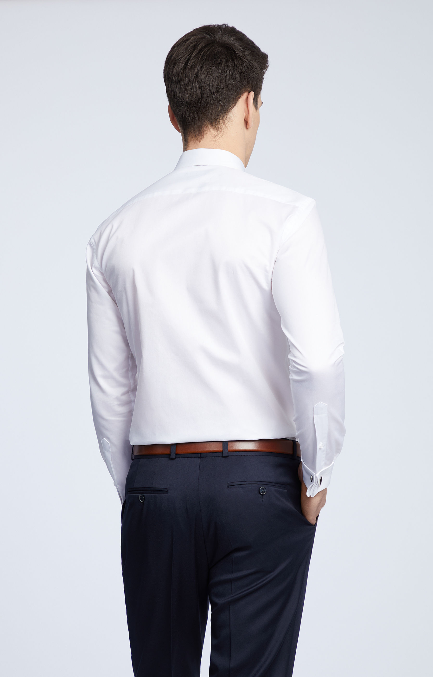 Swobodna koszula, klasyczny kołnierz - 3