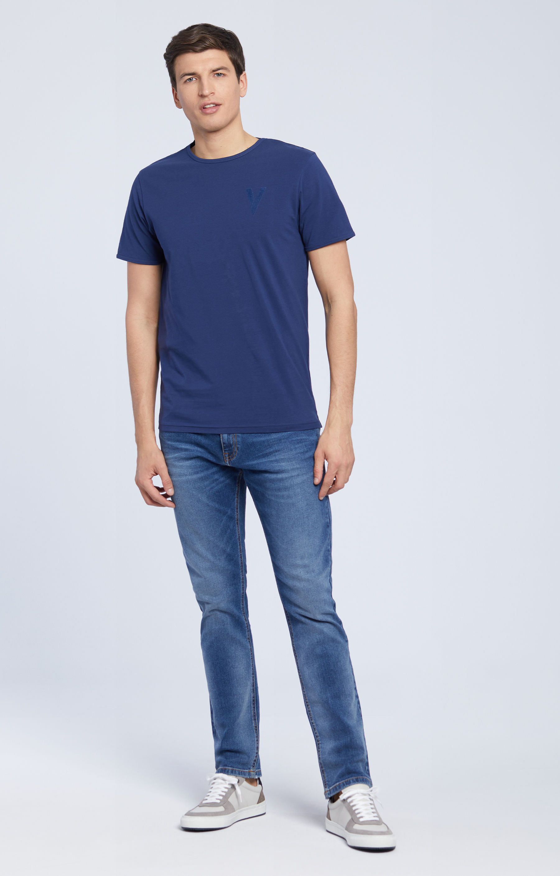 T-shirt basic dopasowany