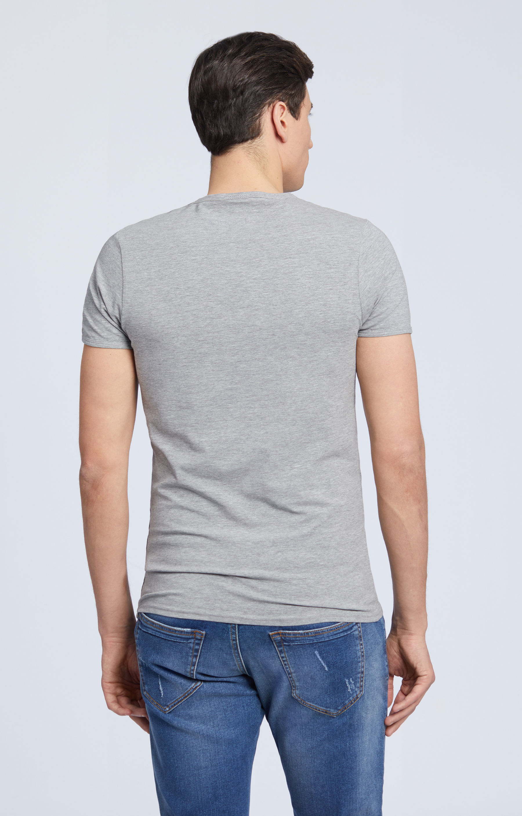 T-shirt basic dopasowany - 3