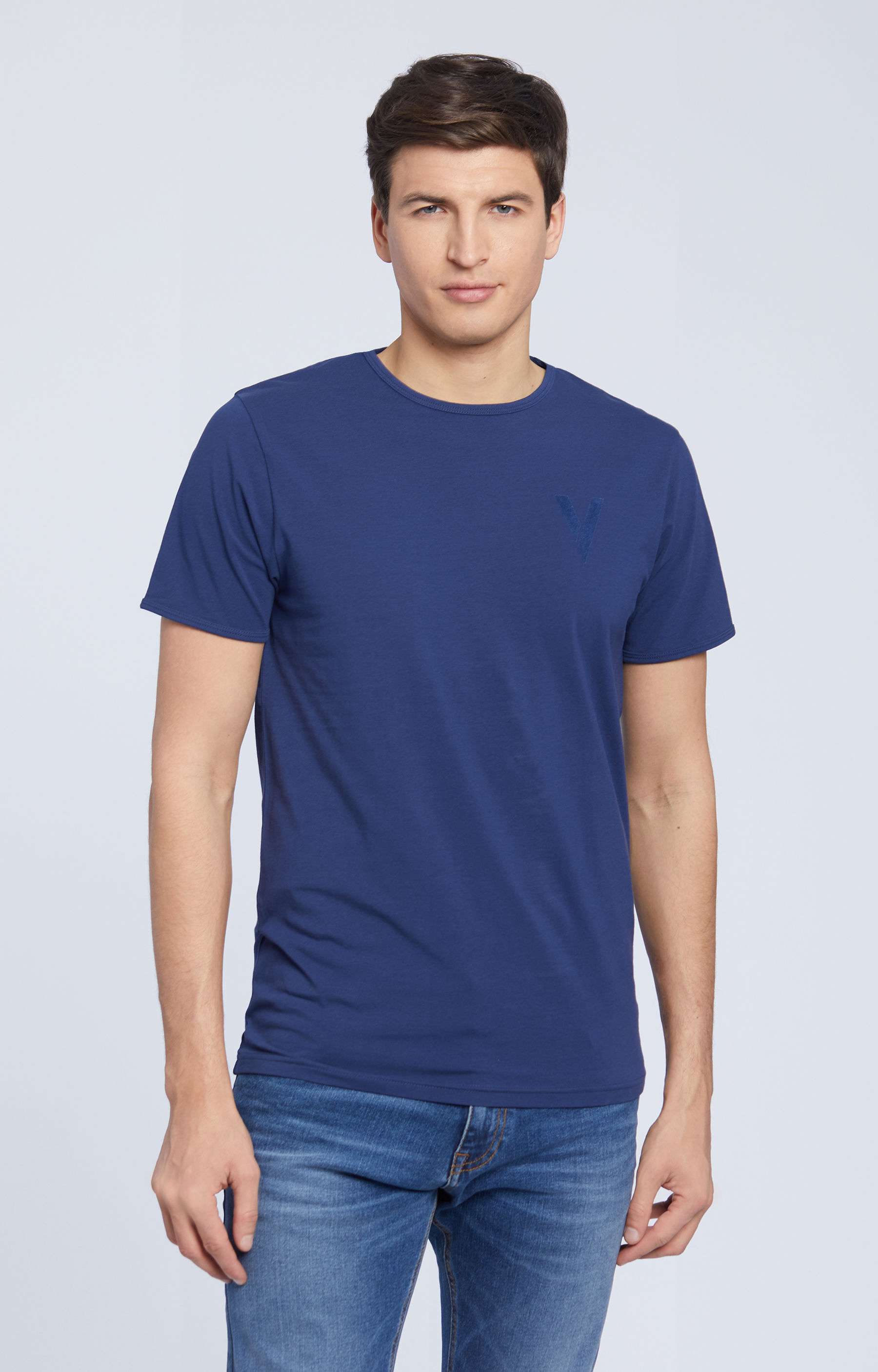 T-shirt basic dopasowany - 2