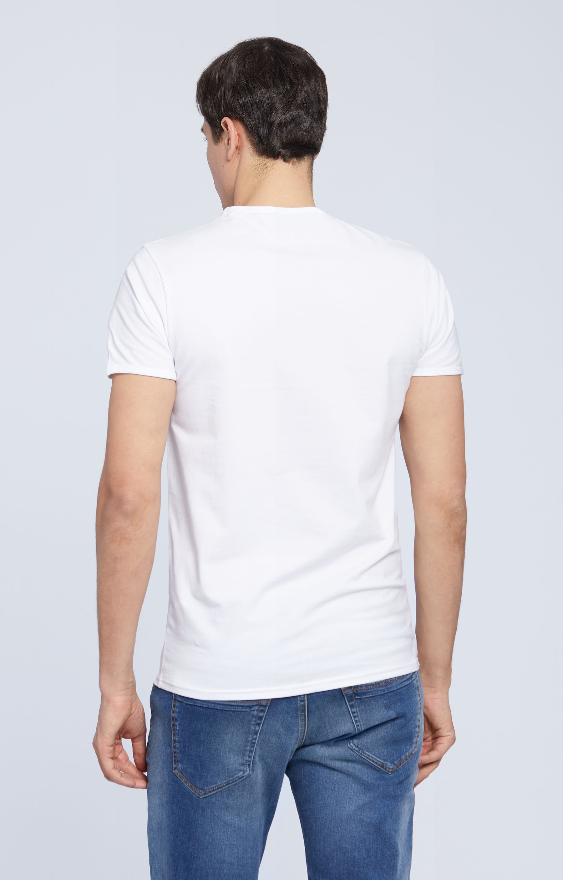 T-shirt basic dopasowany - 3