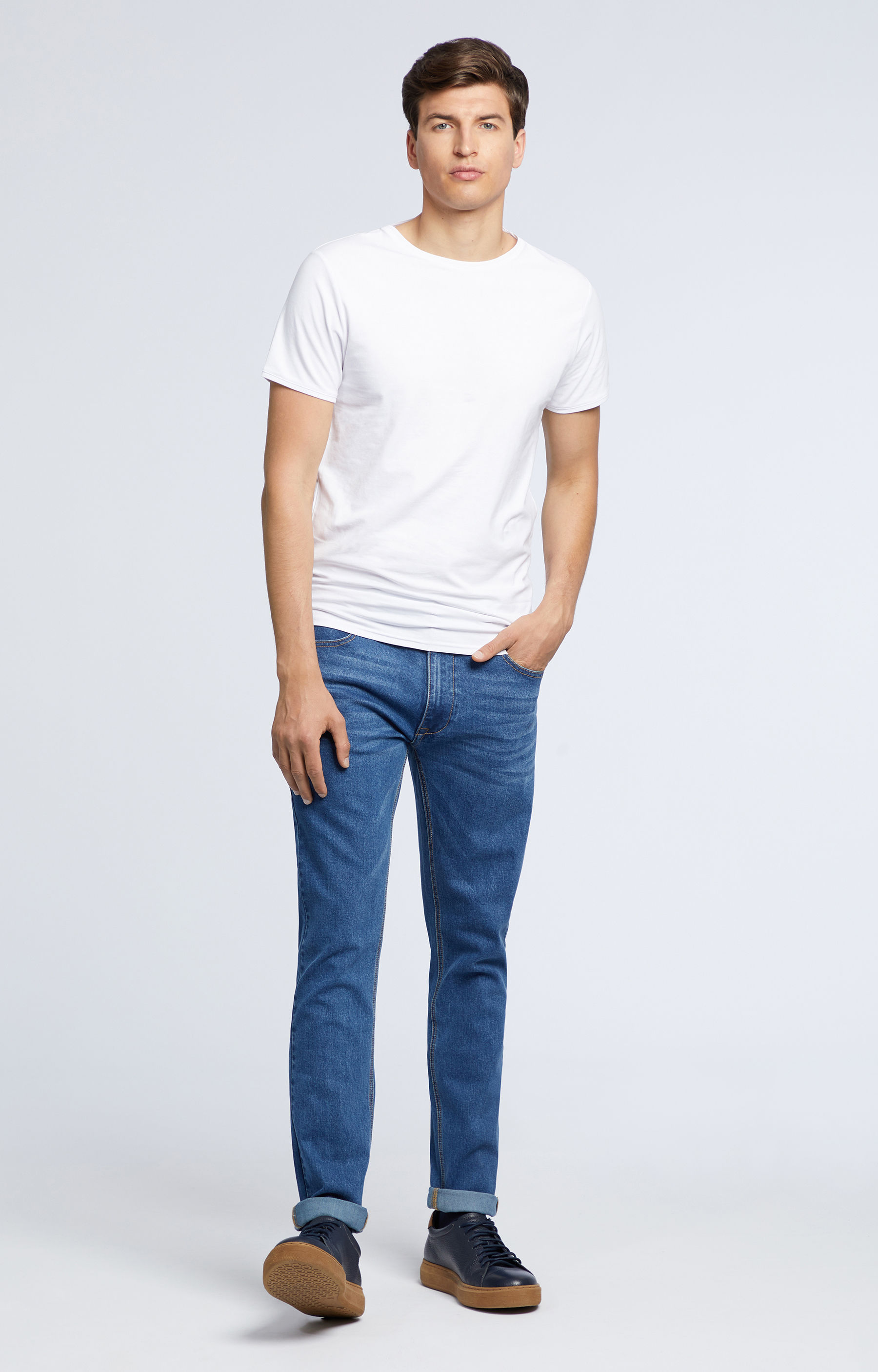 T-shirt basic dopasowany