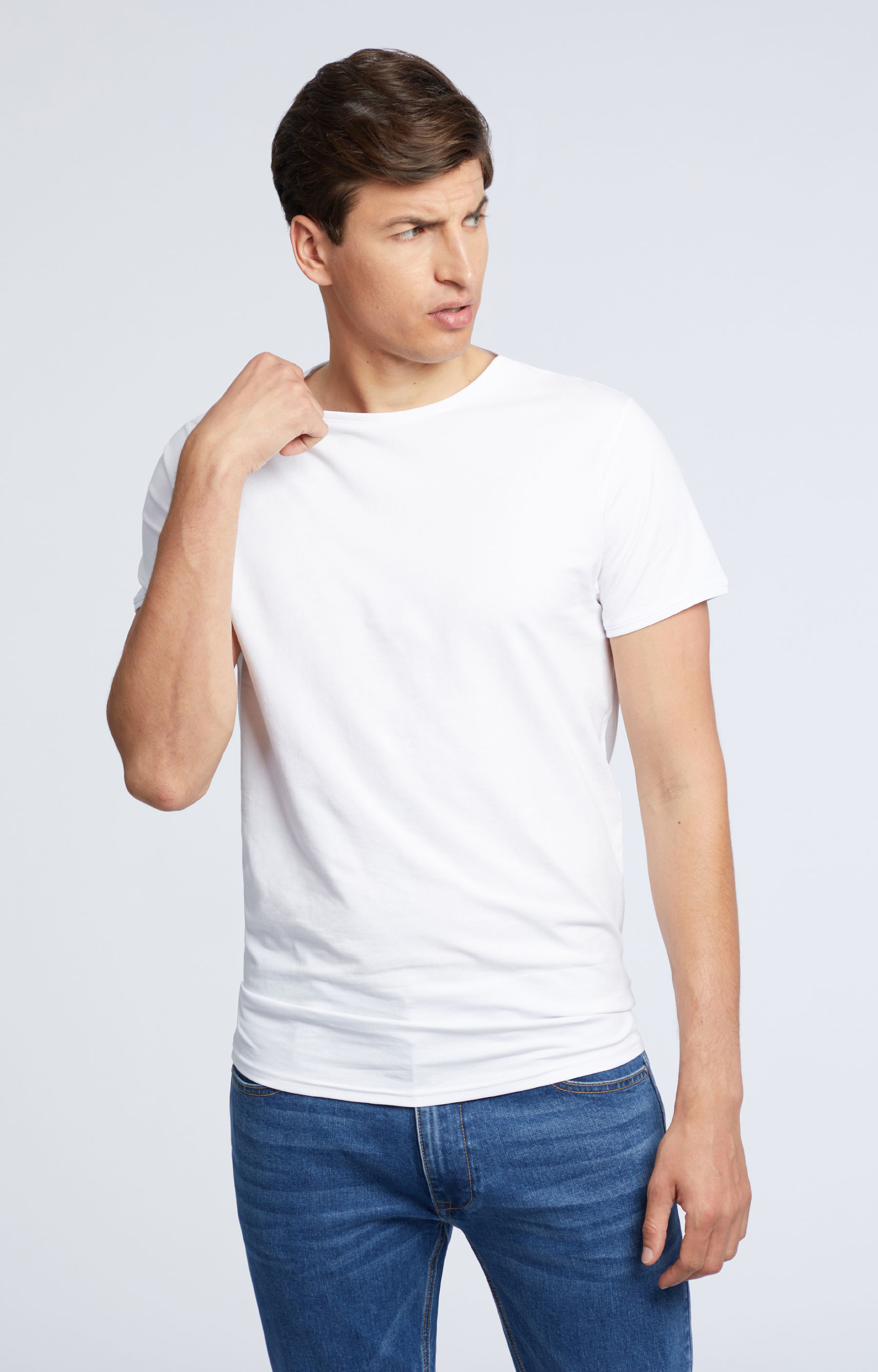 T-shirt basic dopasowany - 2