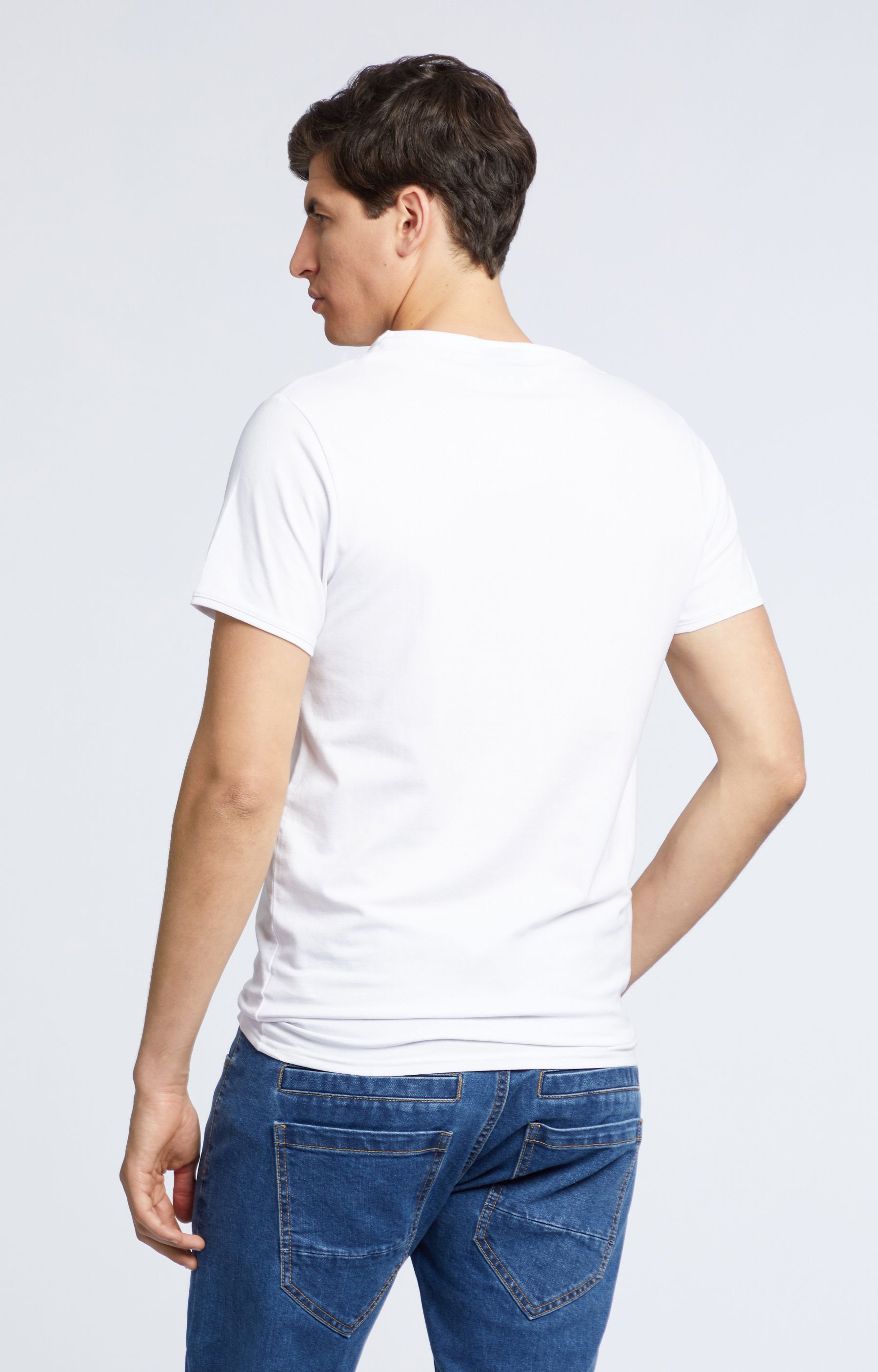 T-shirt basic dopasowany - 3