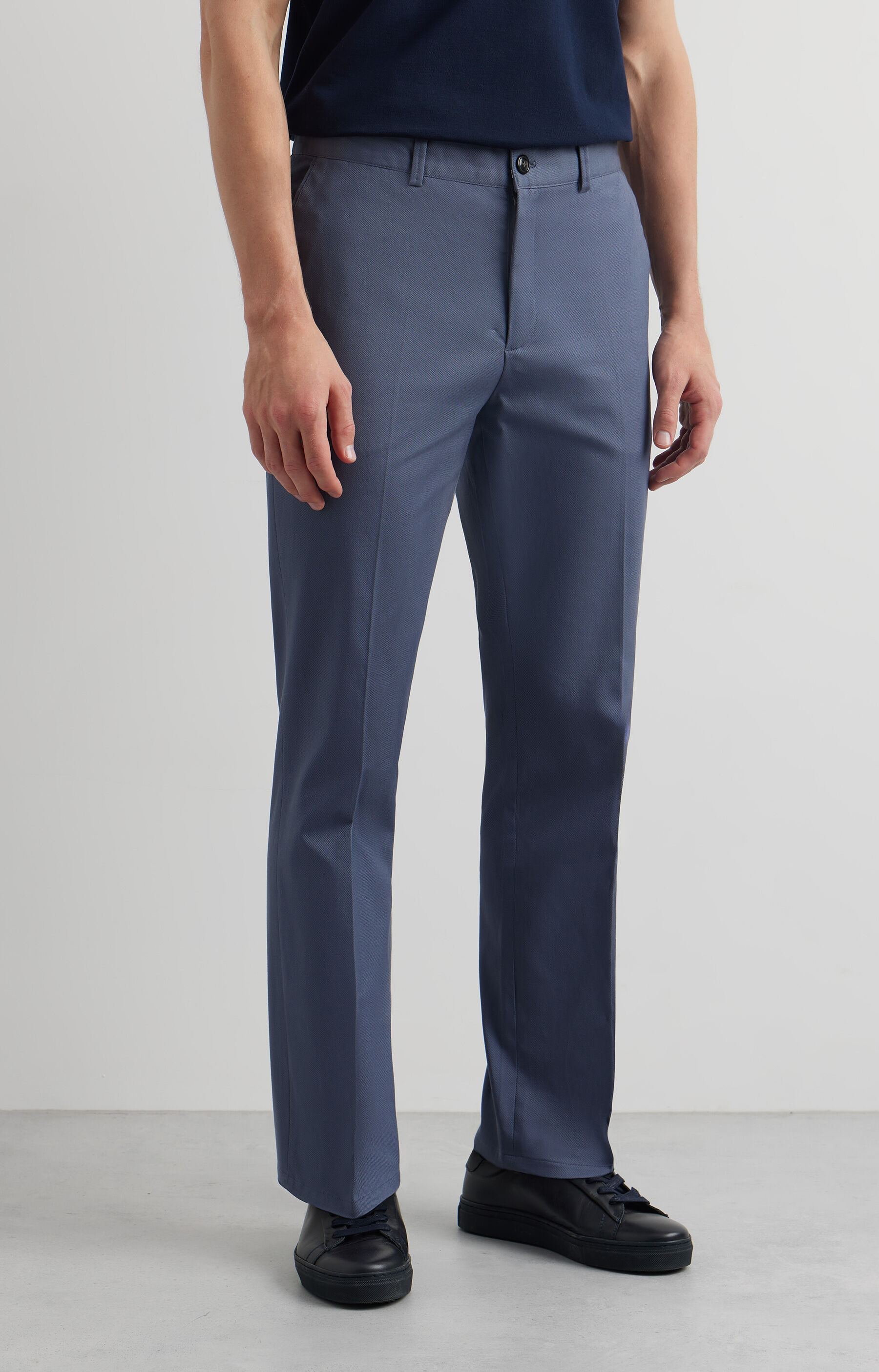 -stalowo-niebieskie spodnie VISTULA - 2