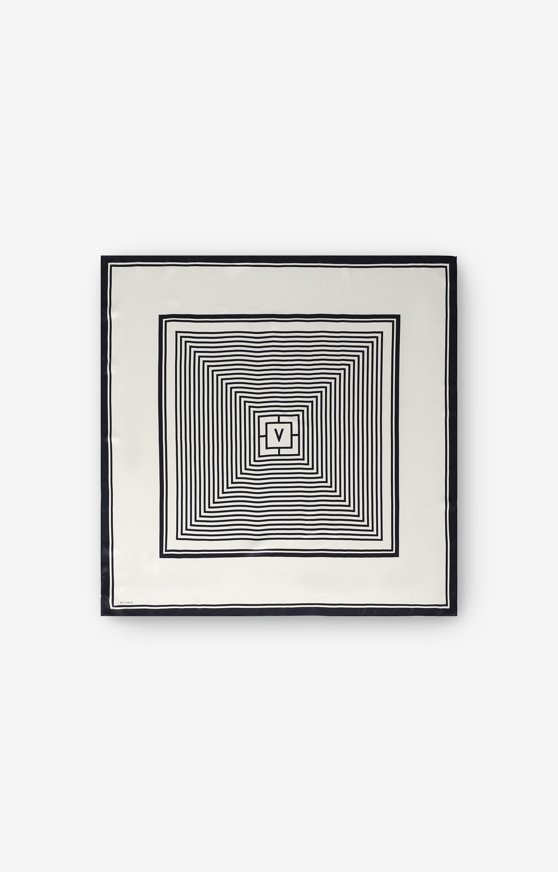 Jedwabna apaszka w paski