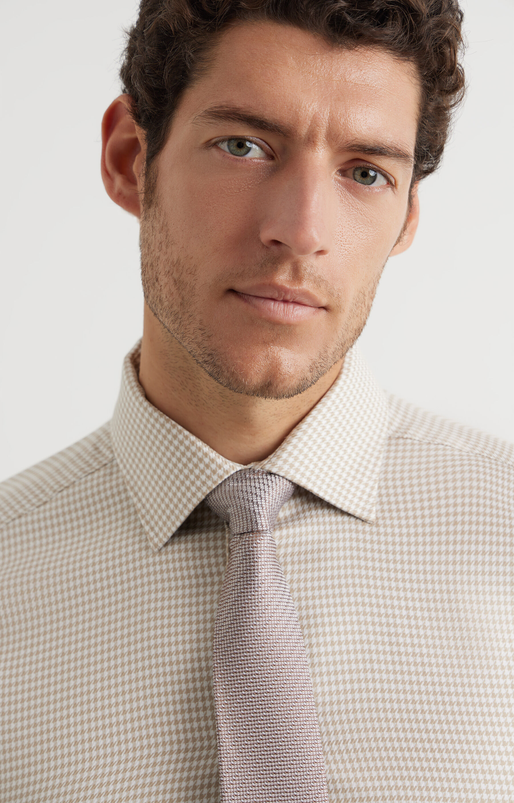 Koszula slim w mikrowzór - 3