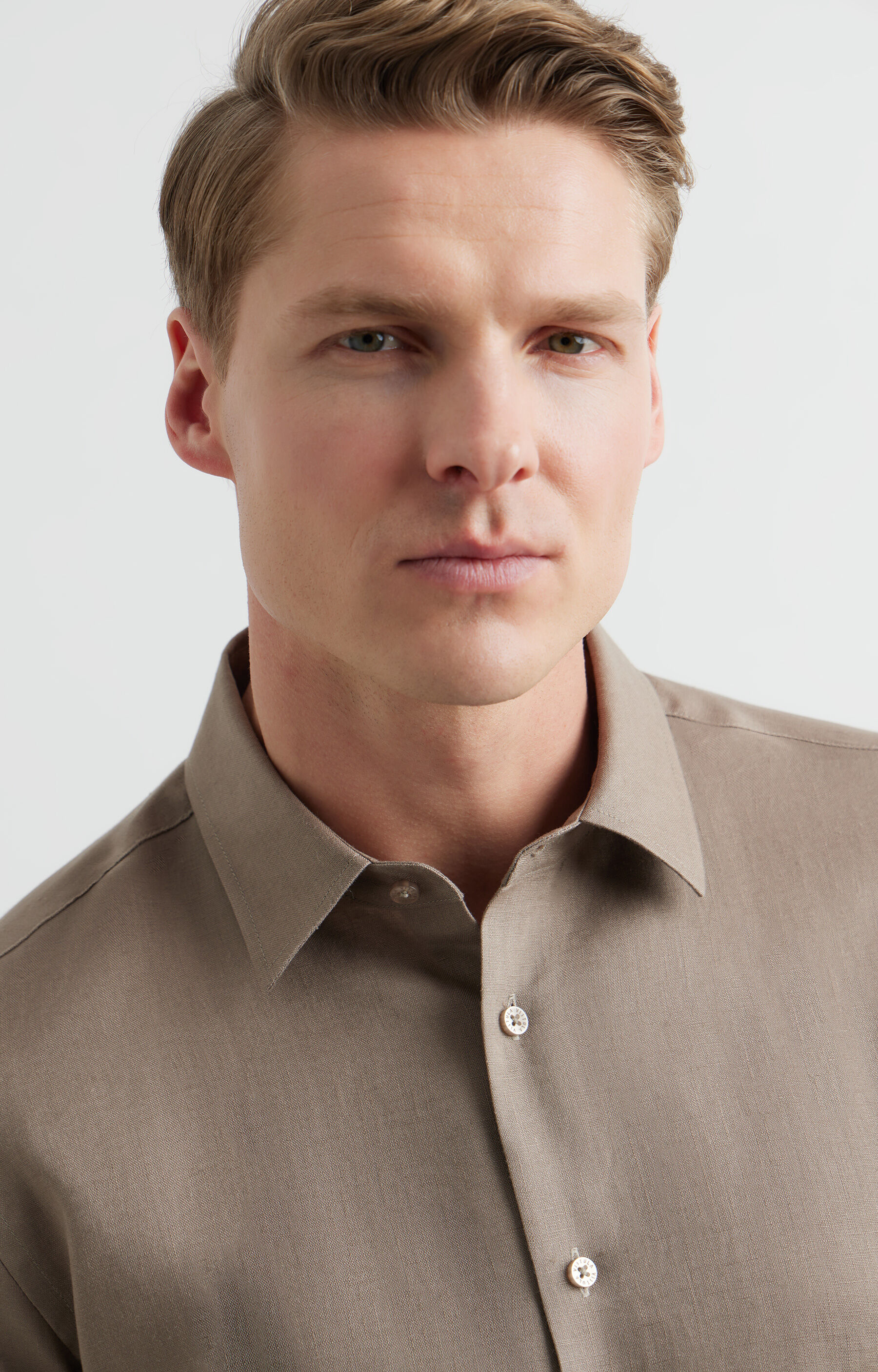 Lniana koszula regular - 3