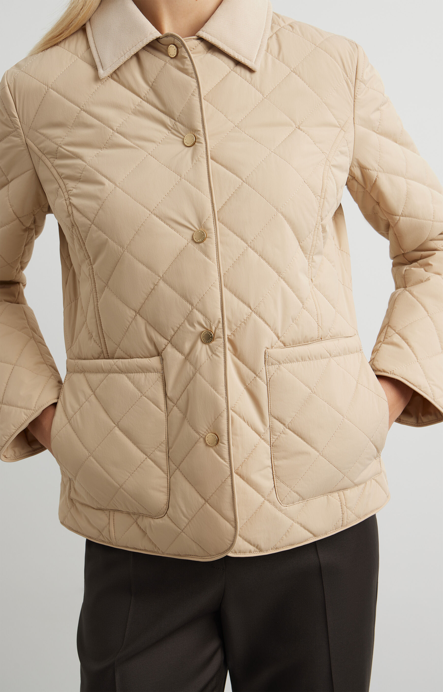 Pikowana kurtka slim - 7