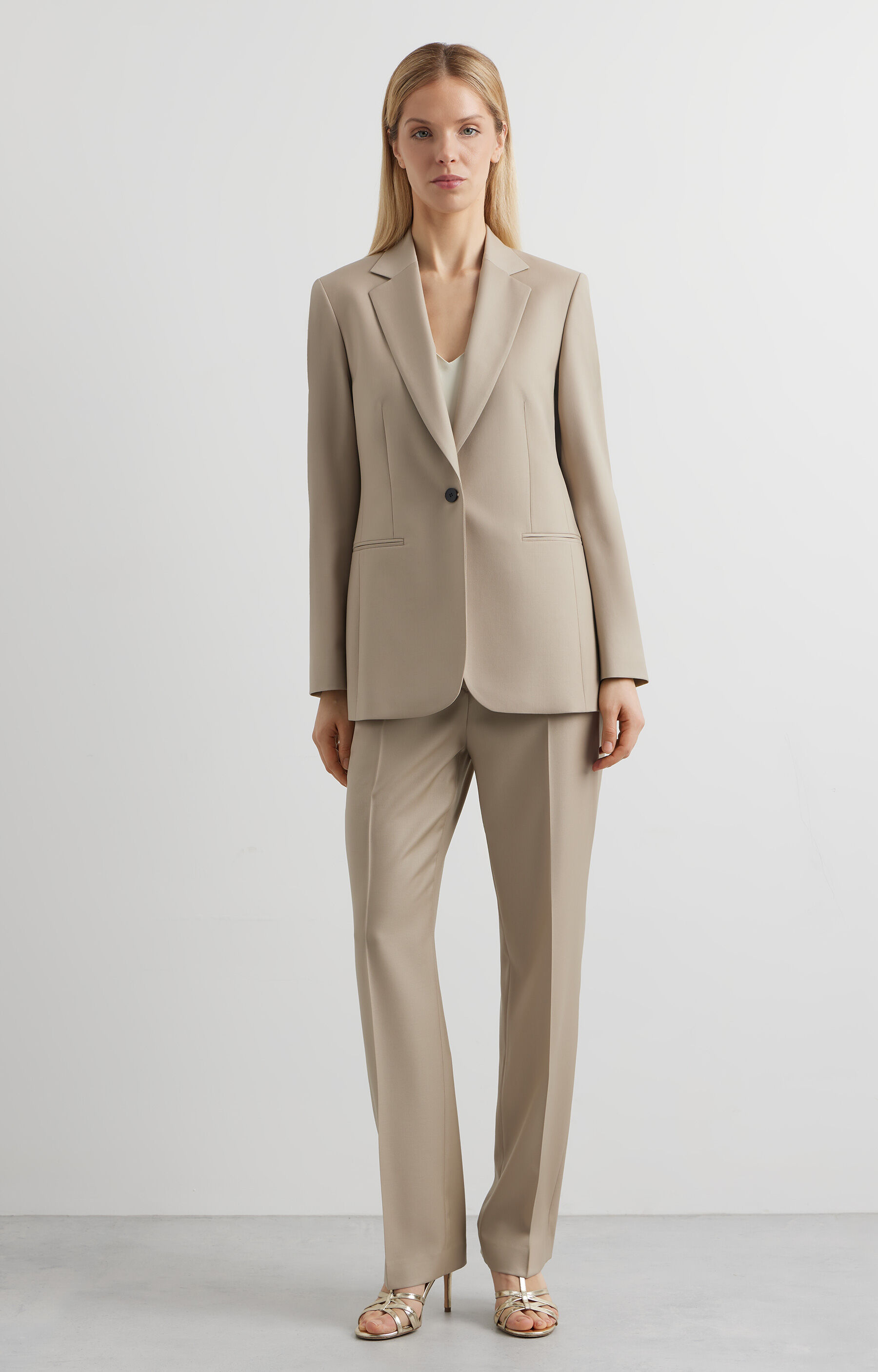 Beżowa marynarka - set VISTULA - 2