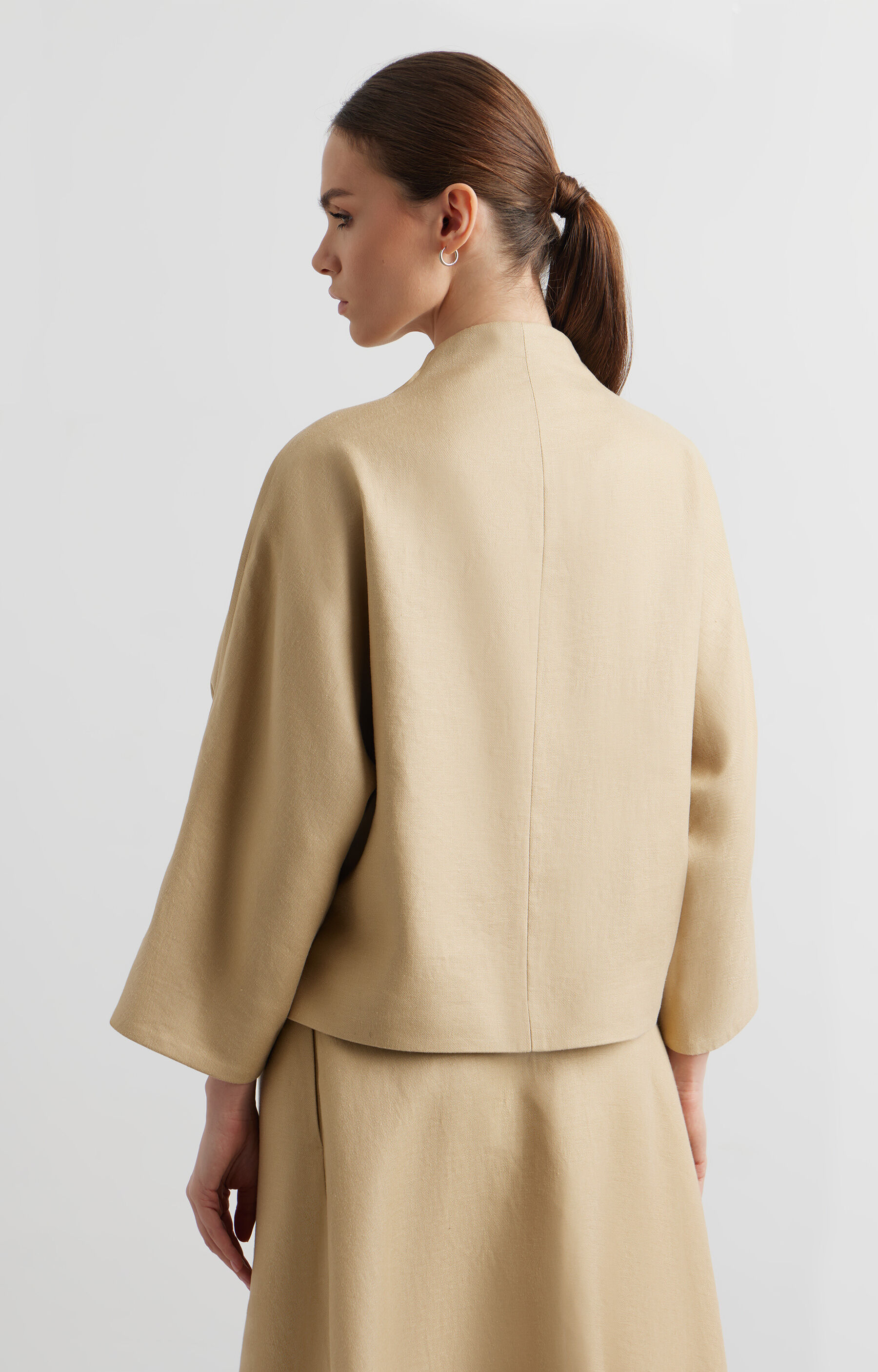 Lniana marynarka regular - 3