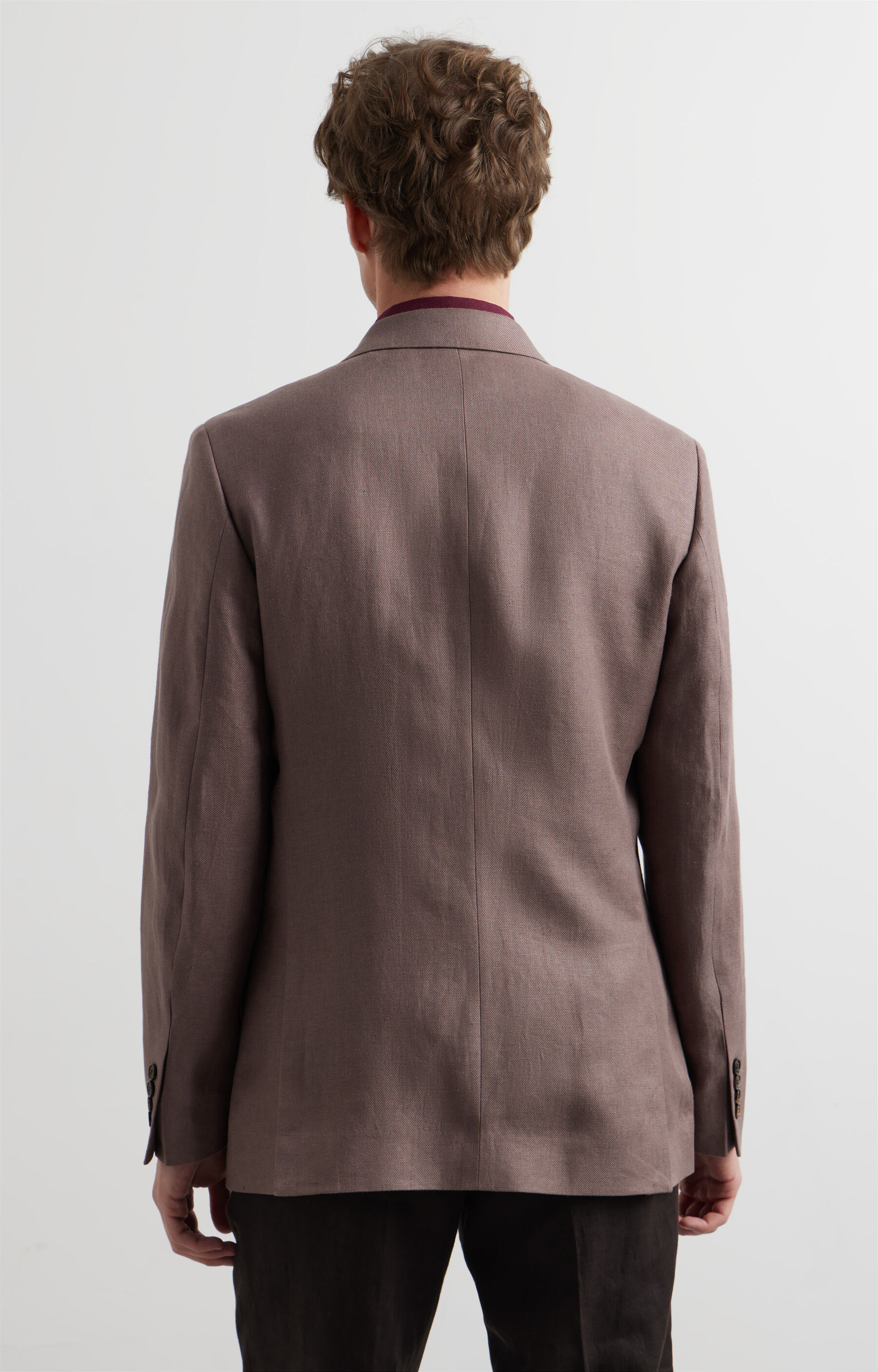 Lniana marynarka super slim - 4