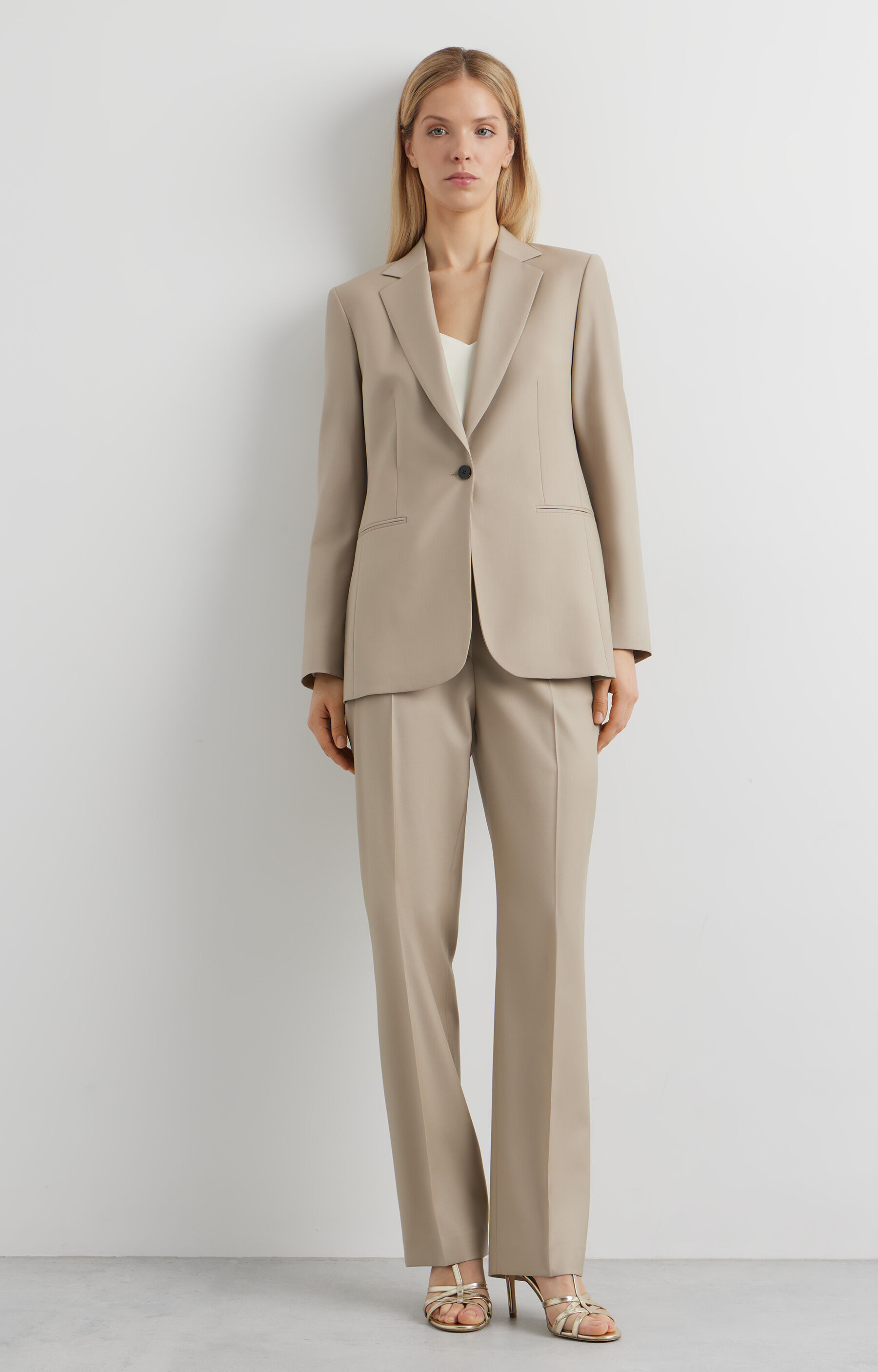 Beżowe spodnie - set VISTULA