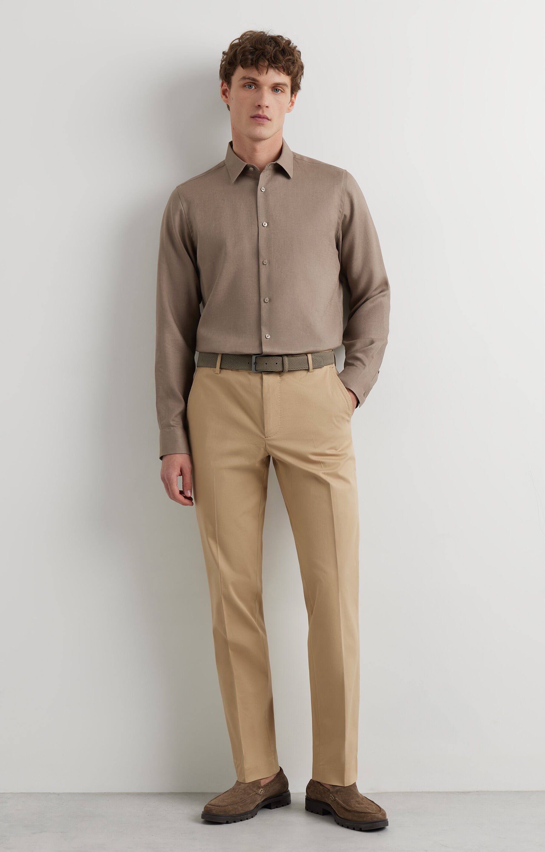 Beżowe spodnie VISTULA