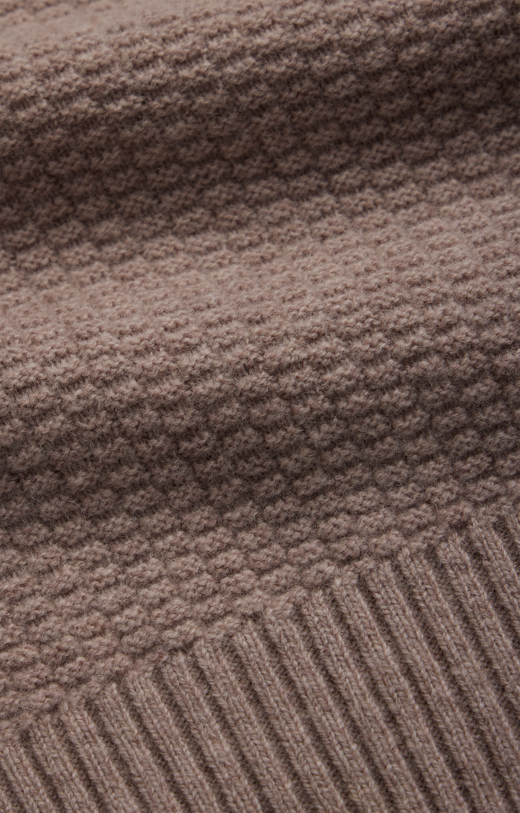 Sweter round neck w mikrowzór - 4