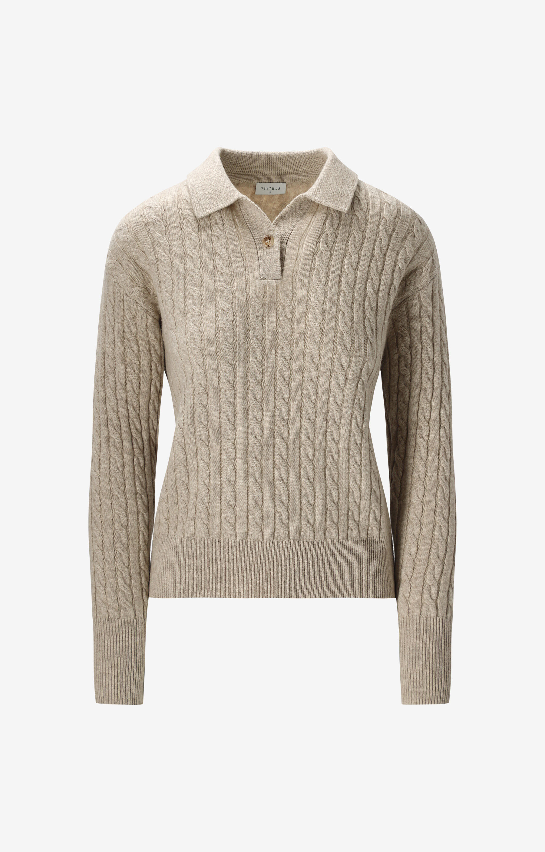 Sweter z ozdobnym splotem - 2