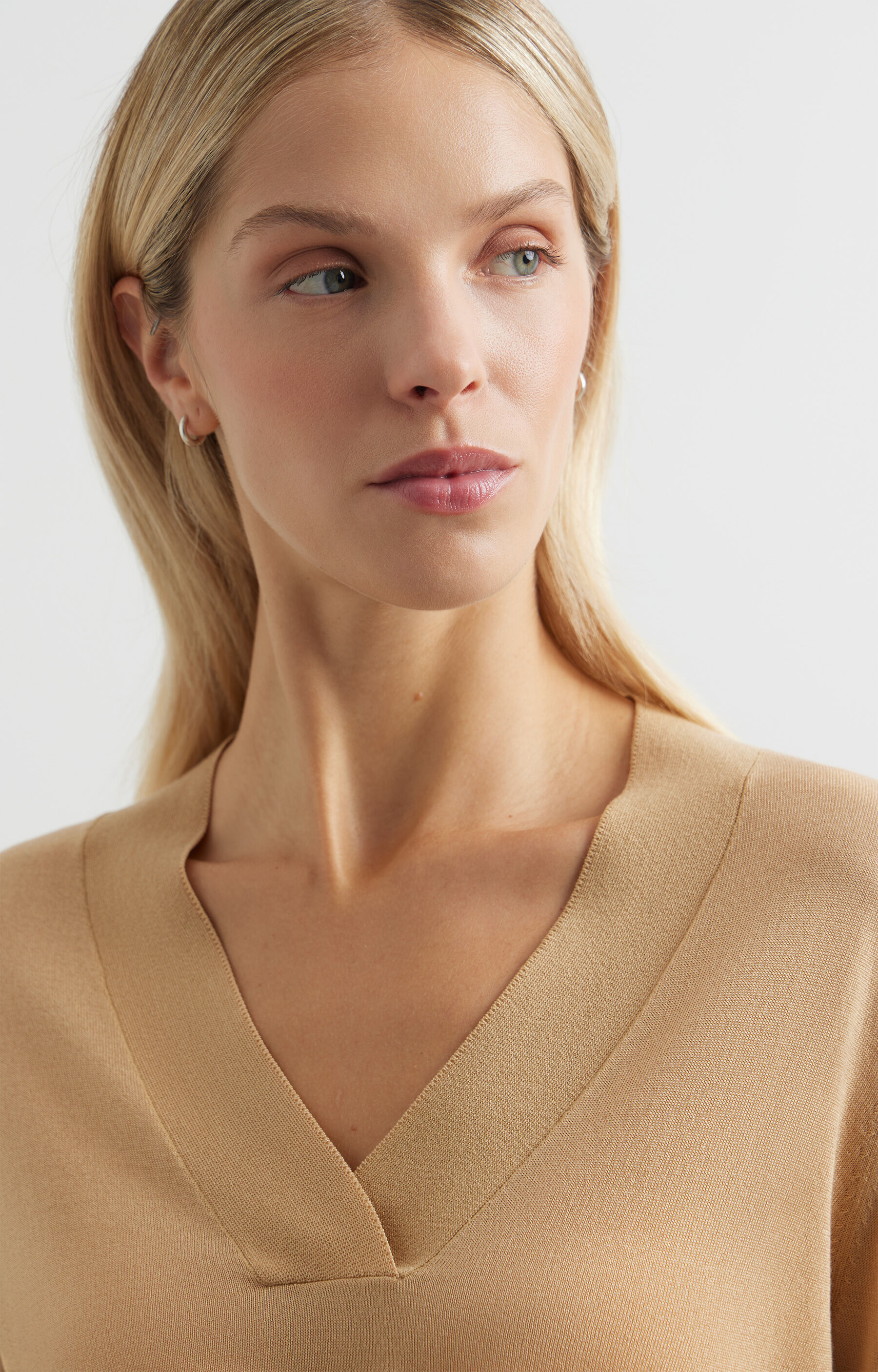 T-shirt swetrowy slim - 6