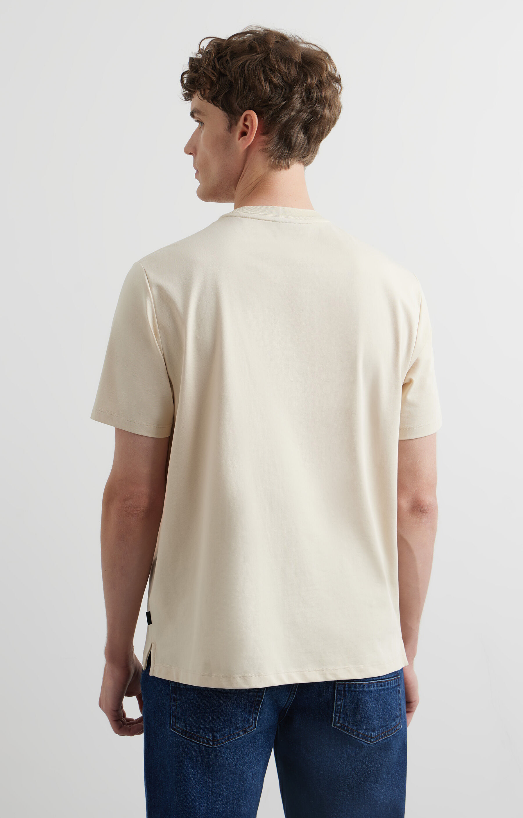 Beżowy t-shirt VISTULA - 2