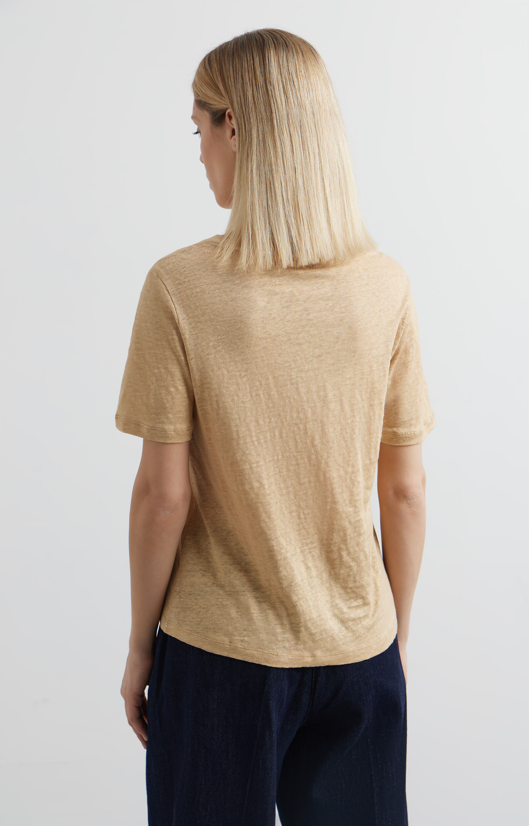 Lniany t-shirt - 2