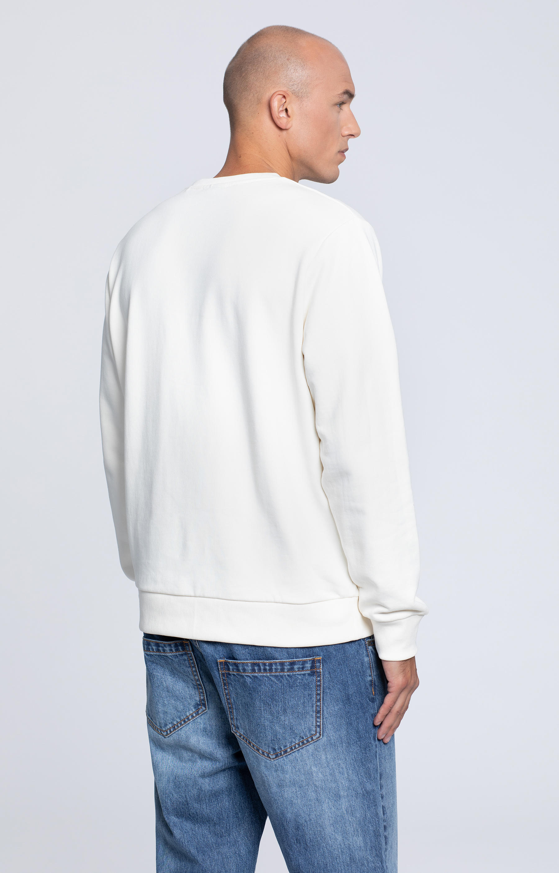 Bluza typu round-neck z logo - 3