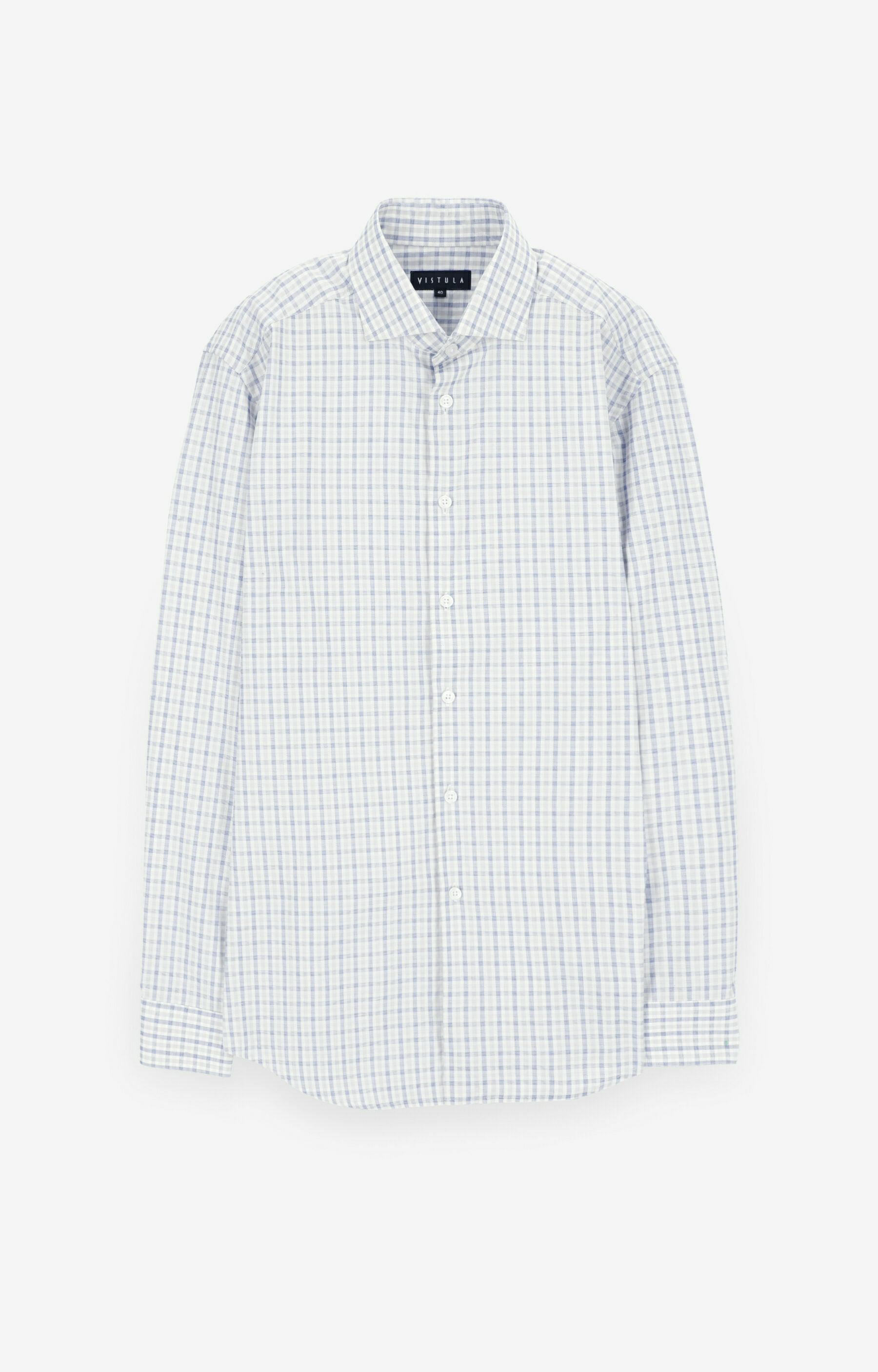 Koszula slim fit z bawełny egipskiej Two Ply - 2