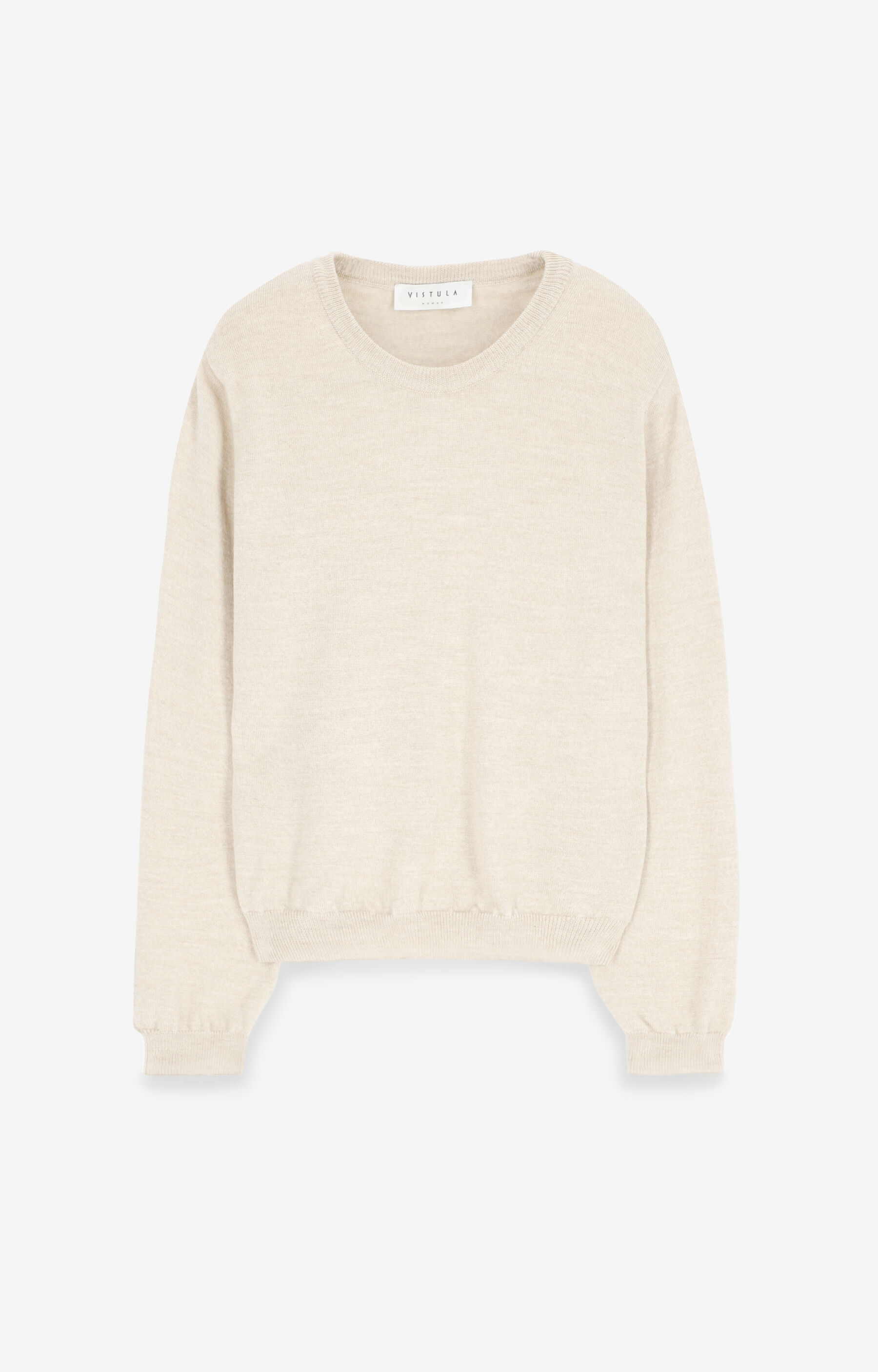 Sweter typu round neck z wełny merino - 2