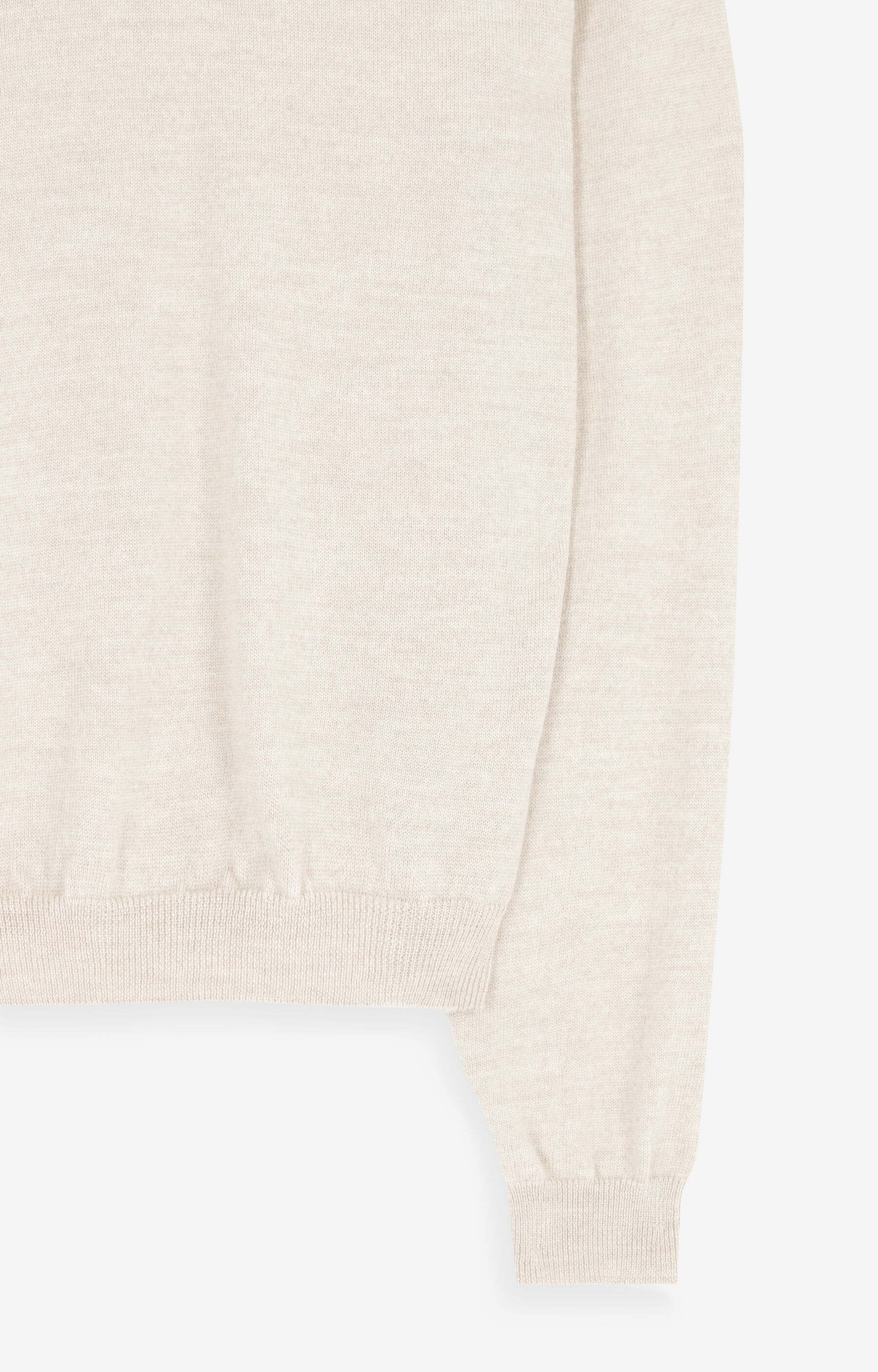 Sweter typu round neck z wełny merino - 7