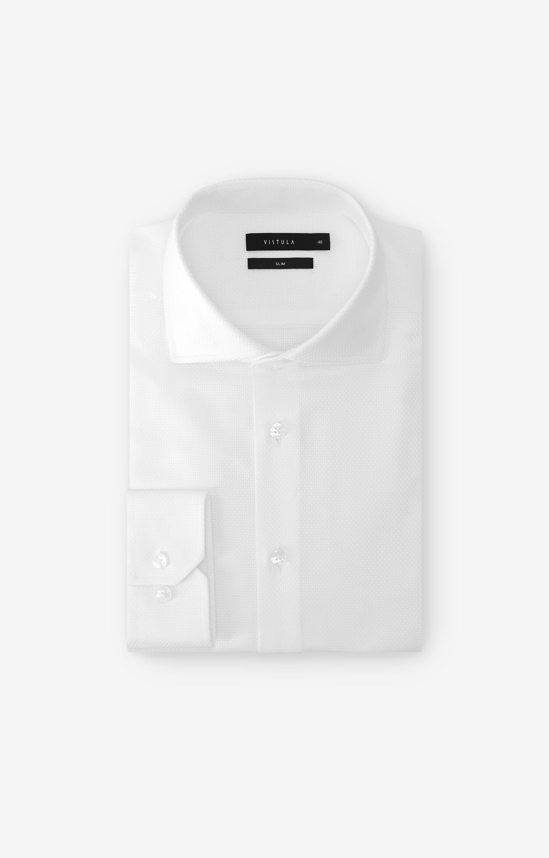 Koszula slim w mikrowzór - 2