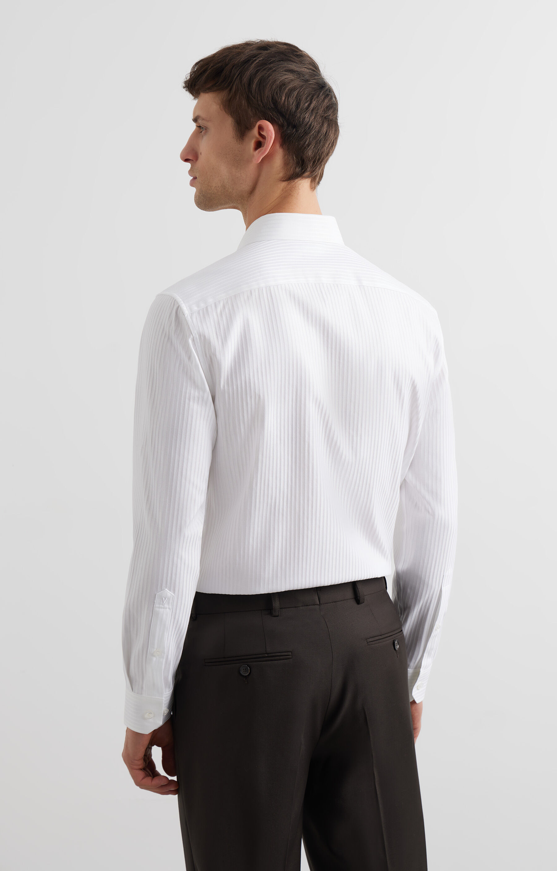 Koszula slim w prążek - 4