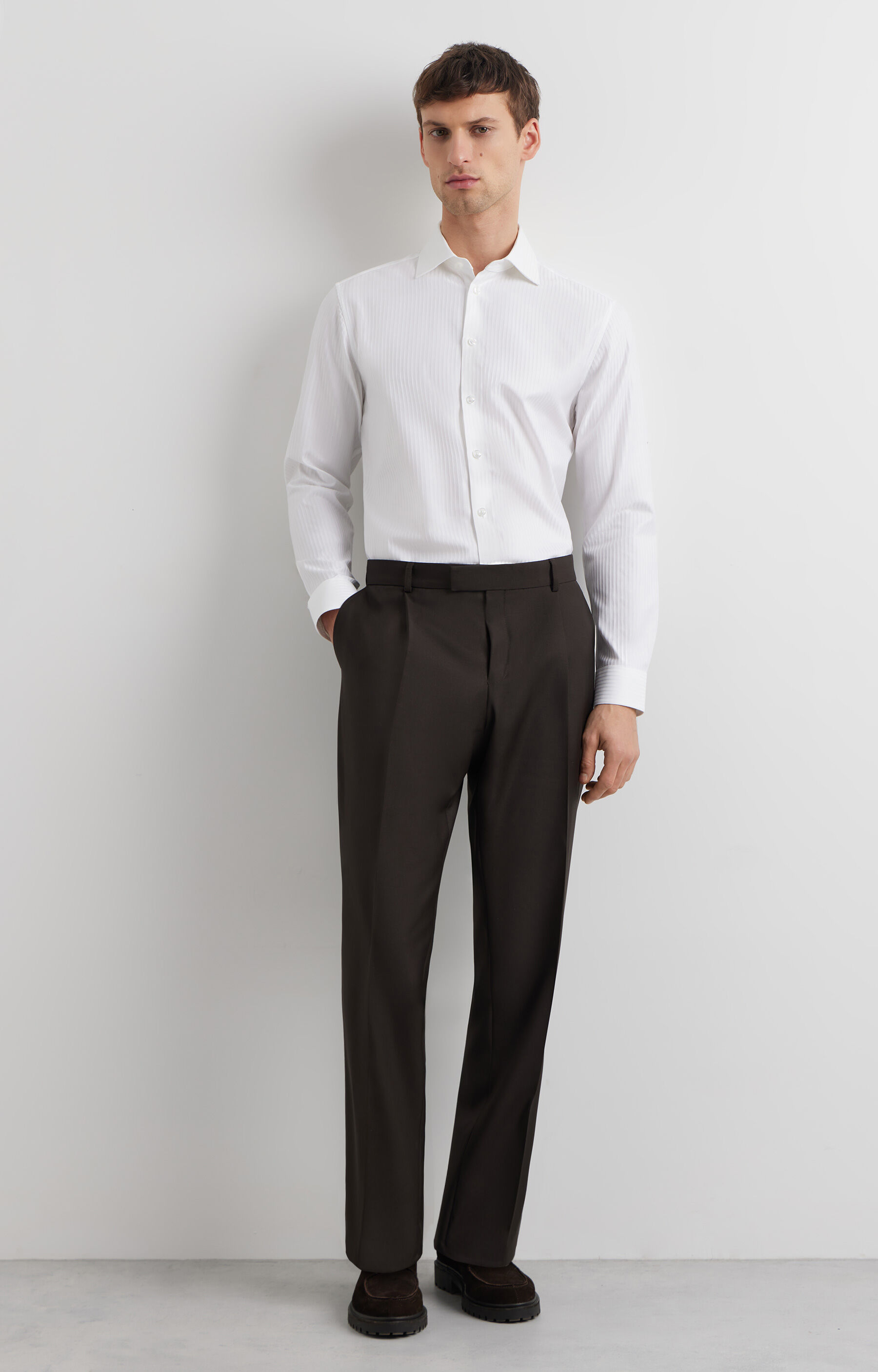 Koszula slim w prążek - 5