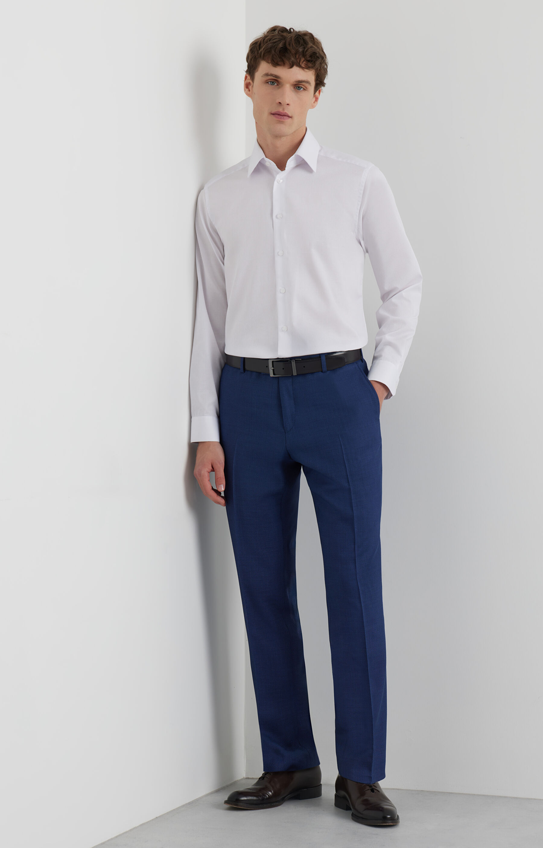 Koszula slim w prążek - 5