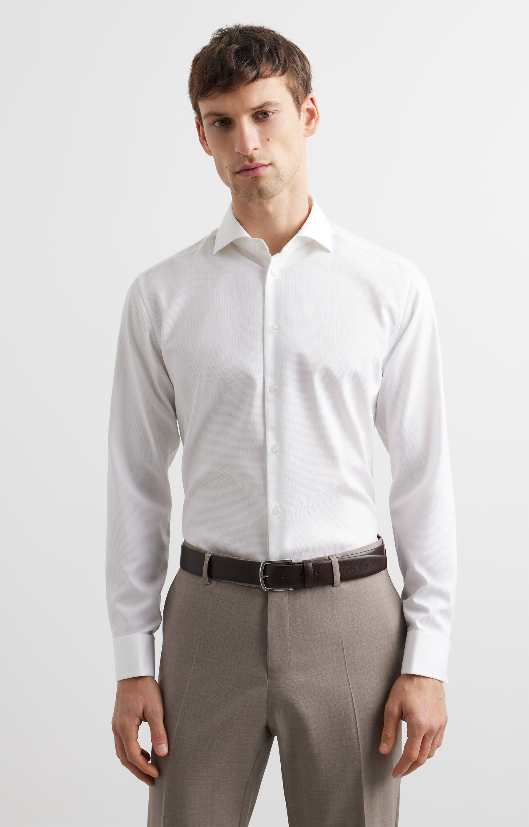 Biała koszula długi rękaw VISTULA