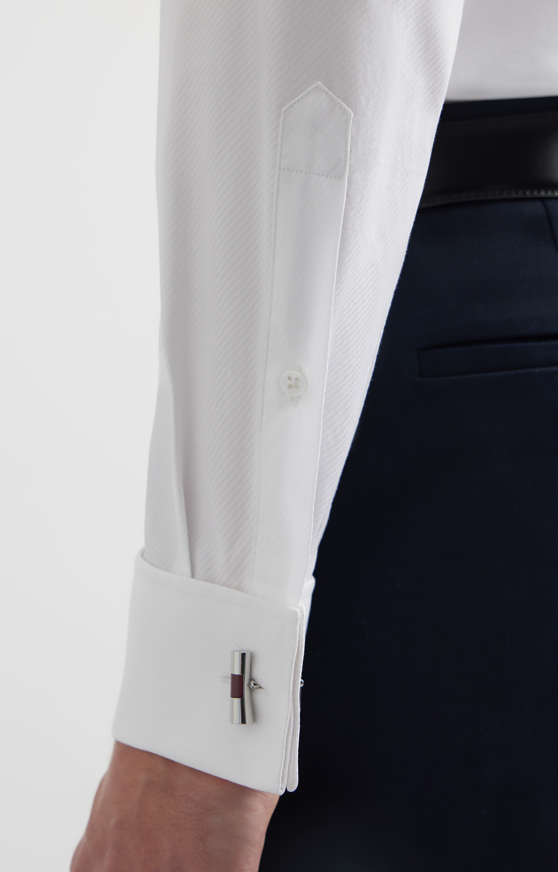 Biała koszula długi rękaw VISTULA - 5