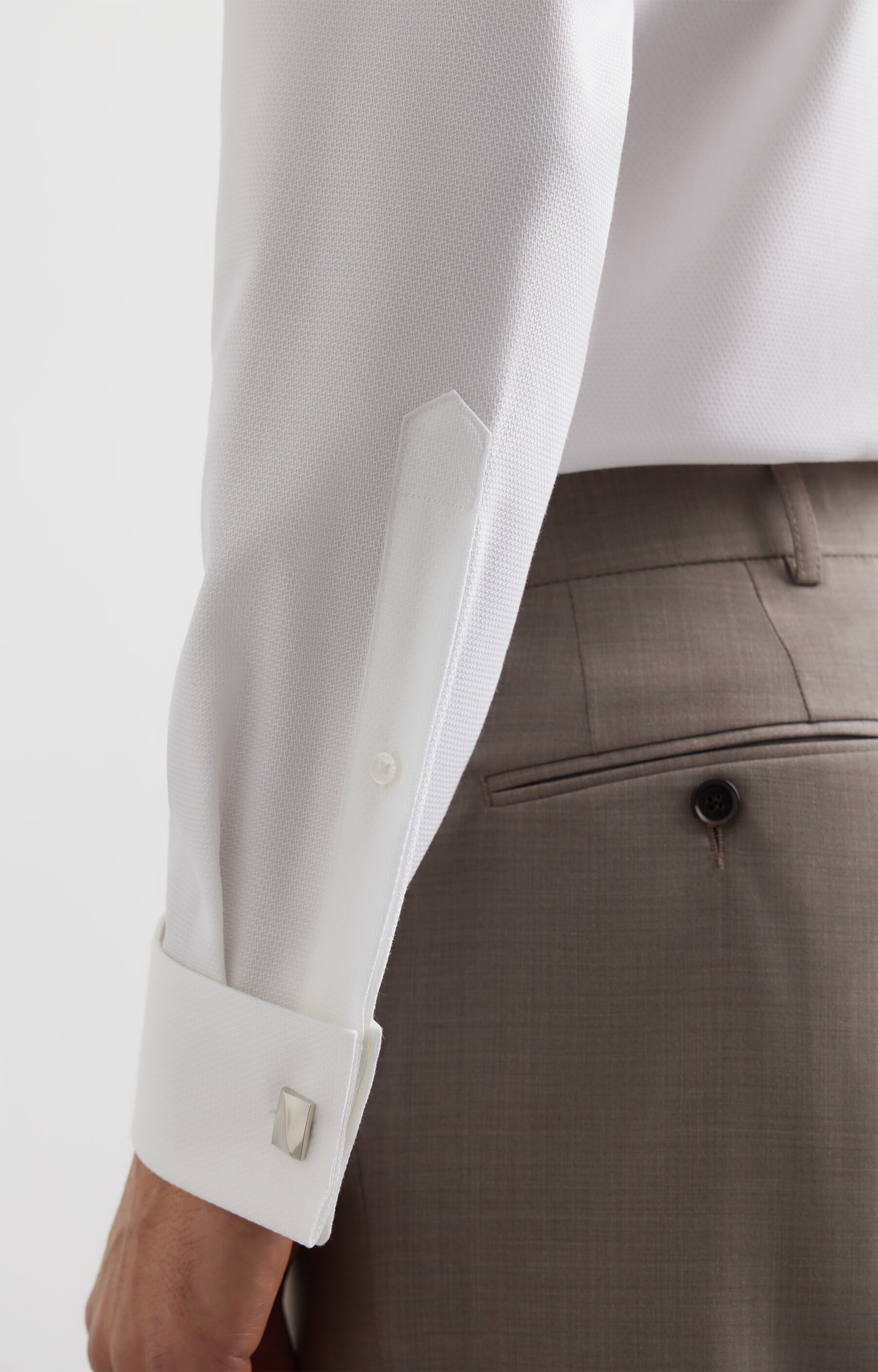 Biała koszula długi rękaw VISTULA - 6