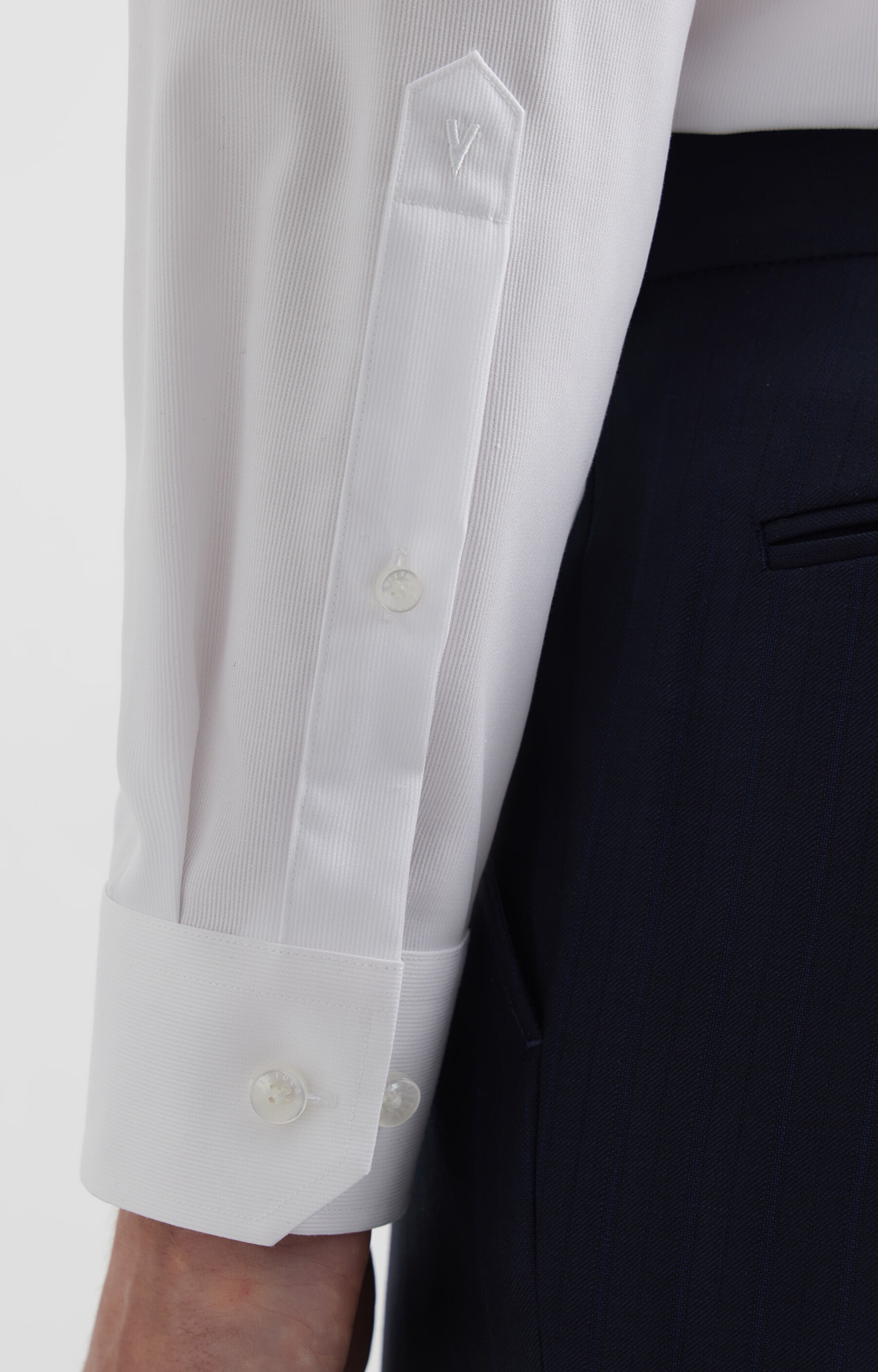 Biała koszula długi rękaw VISTULA - 6