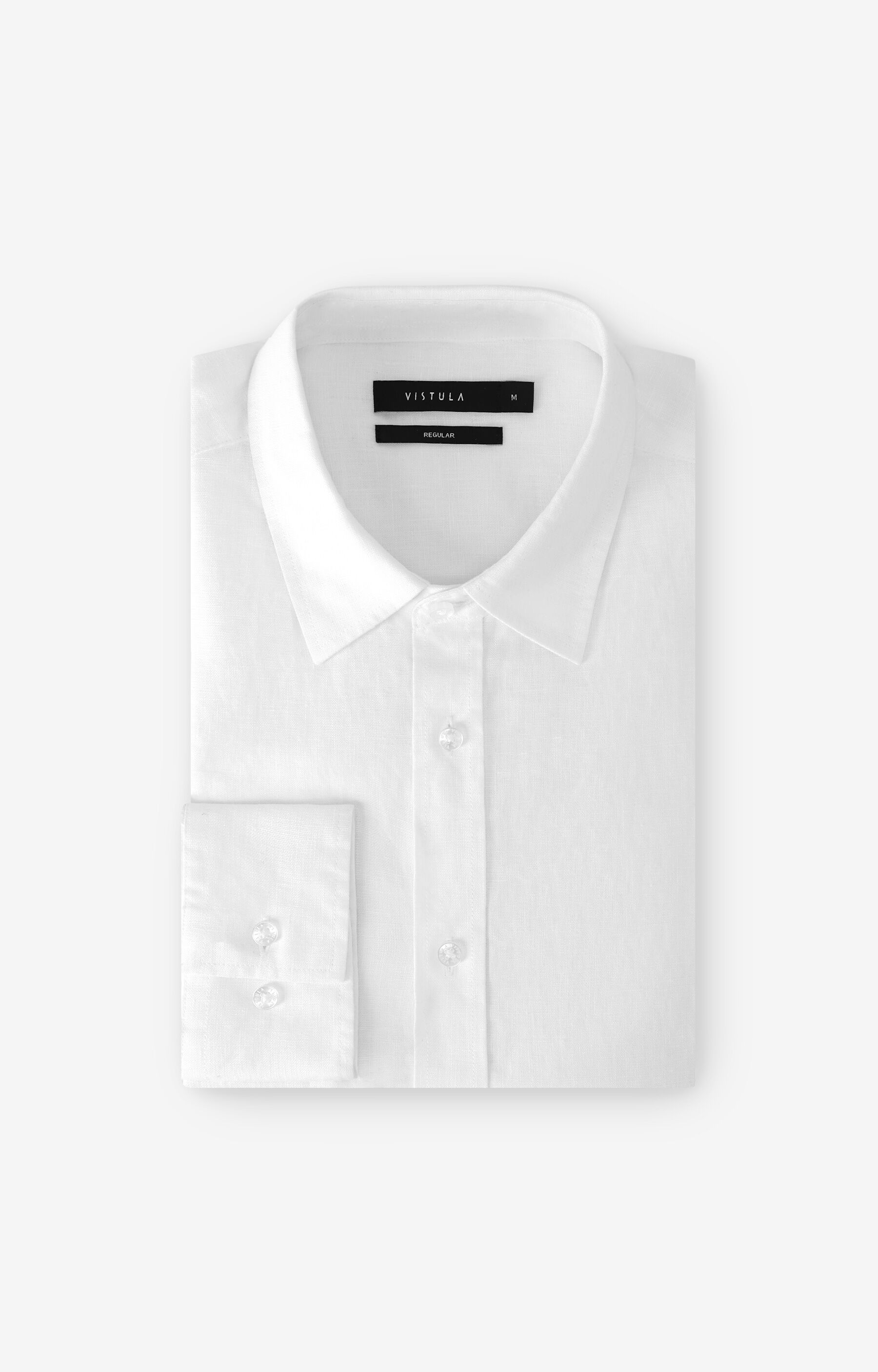 Lniana koszula regular - 2