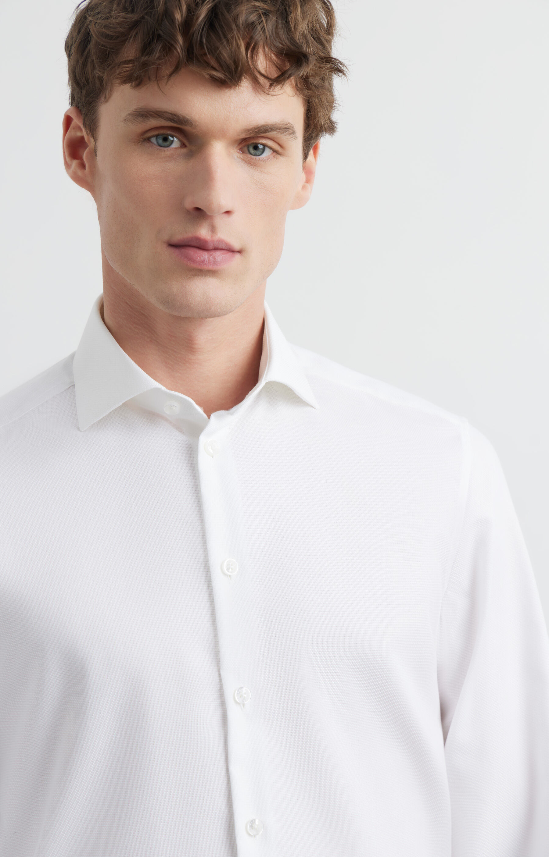 Koszula slim w mikrowzór - 2