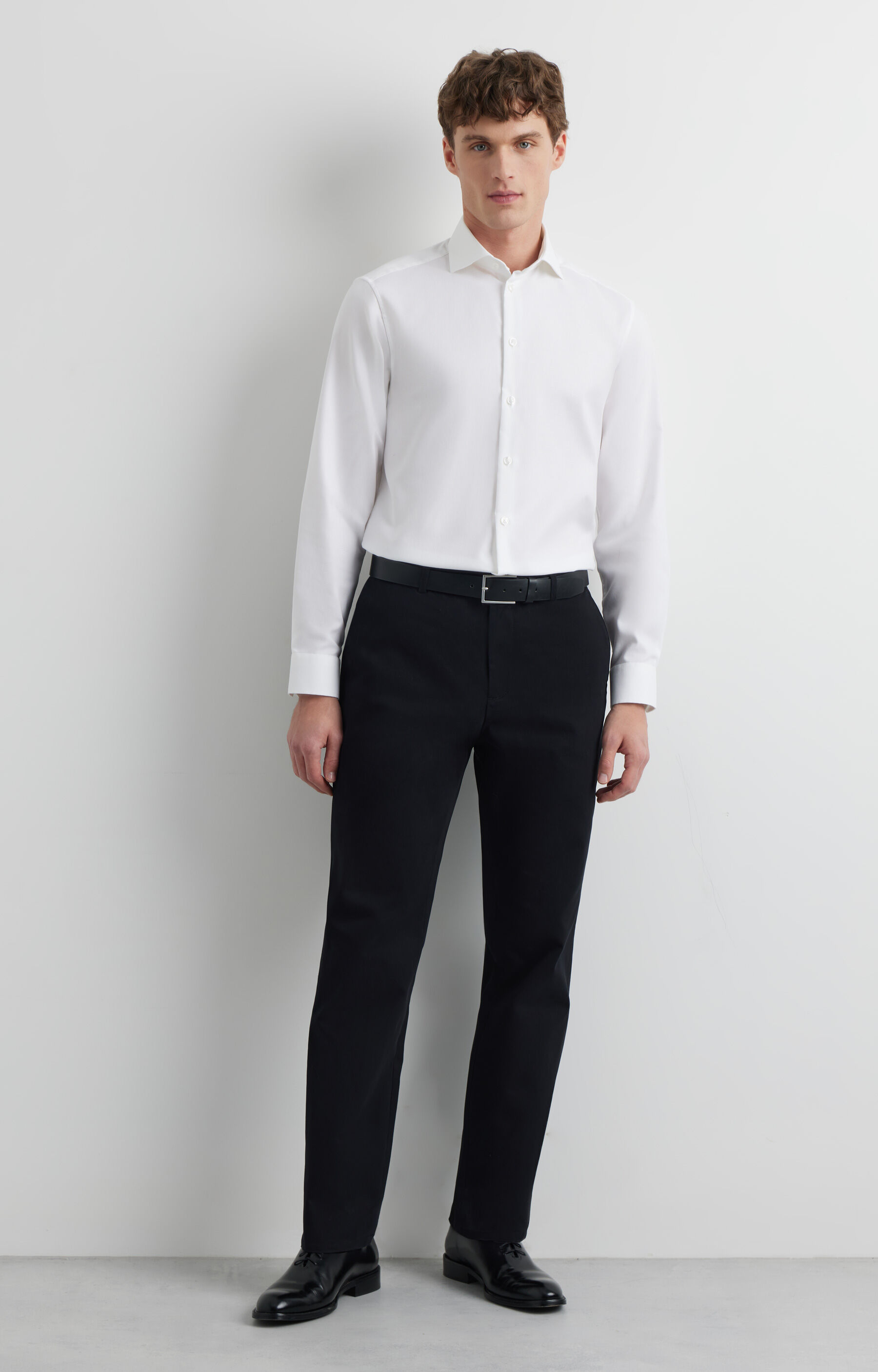 Koszula slim w mikrowzór - 3